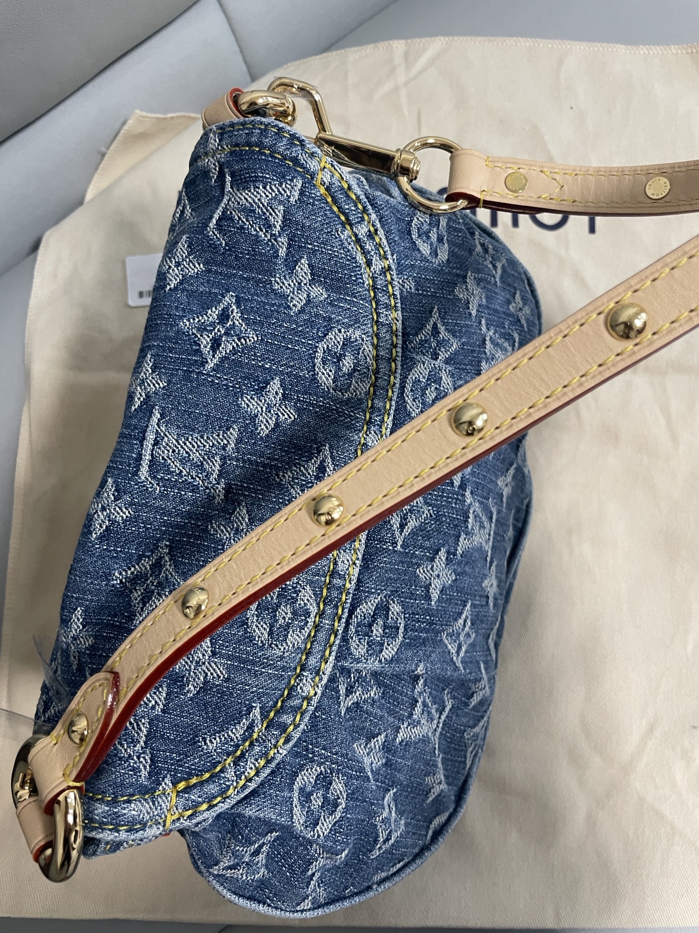 lv牛仔丹宁元宝包 停产了 每一个都是珍贵的孤品