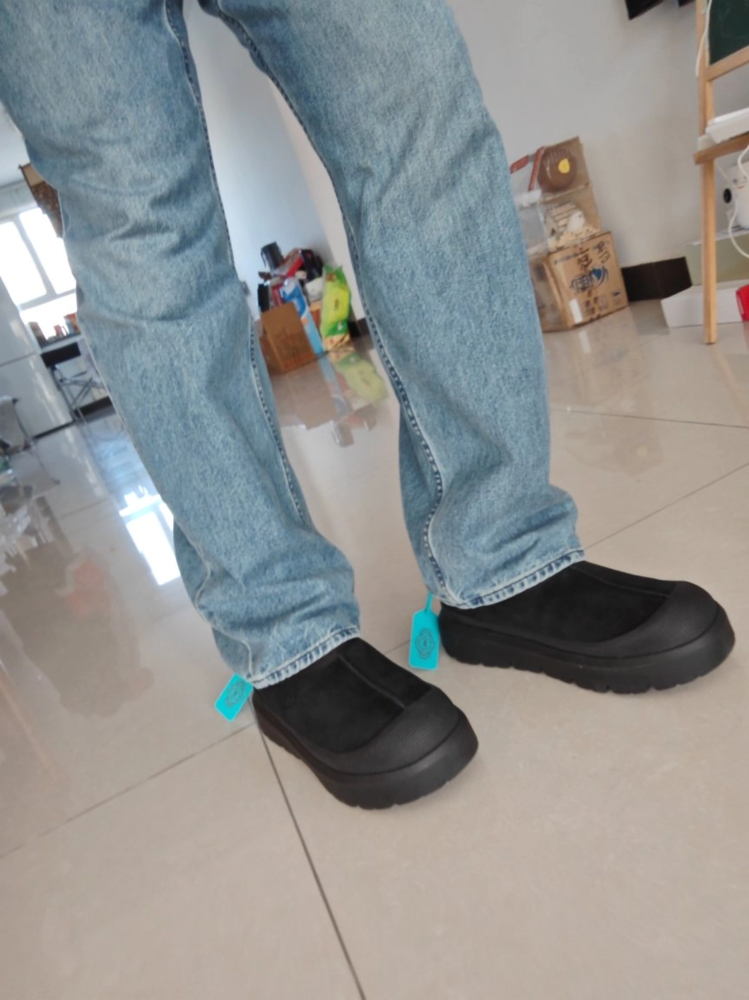 custom review-UGG Низкий топ Повседневная обувь Мужская Черная