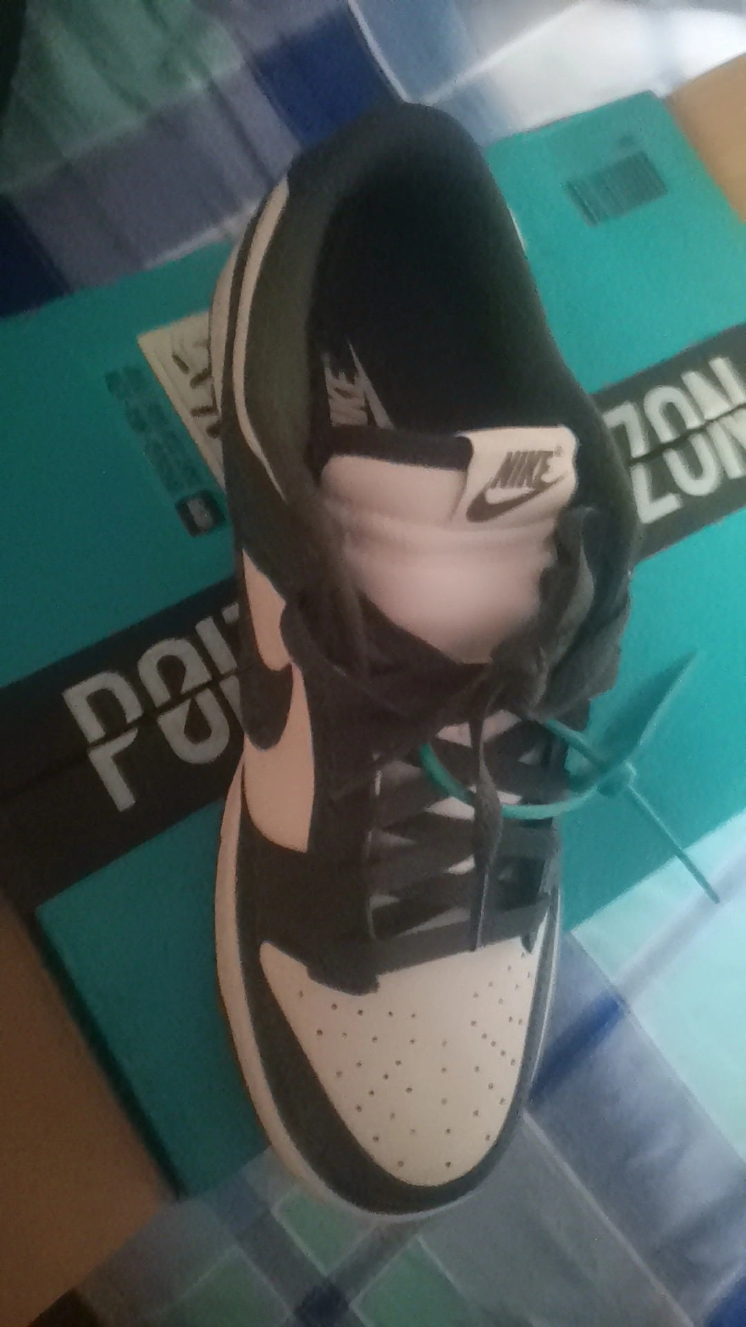 custom review-Nike Dunk Slip-Resistant Abrasion-Resistant Low Top Skateboard Shoes Unisex White Green Найк Данк Slip-Resistant Abrasion-Resistant Низкие Кроссовки для Скейтбординга Унисекс Белый Зеленый