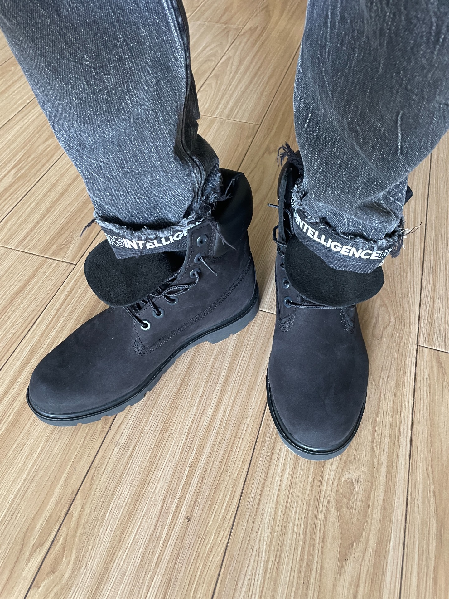 custom review-Timberland PREMIUM 6 Утепленный Короткий Мартин Ботин Мужской Черный
