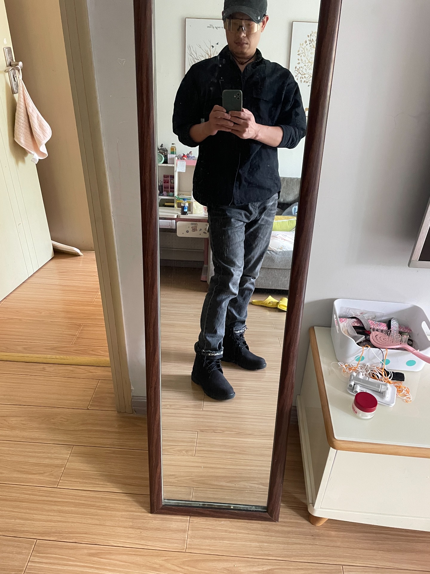 custom review-Timberland PREMIUM 6 Утепленный Короткий Мартин Ботин Мужской Черный