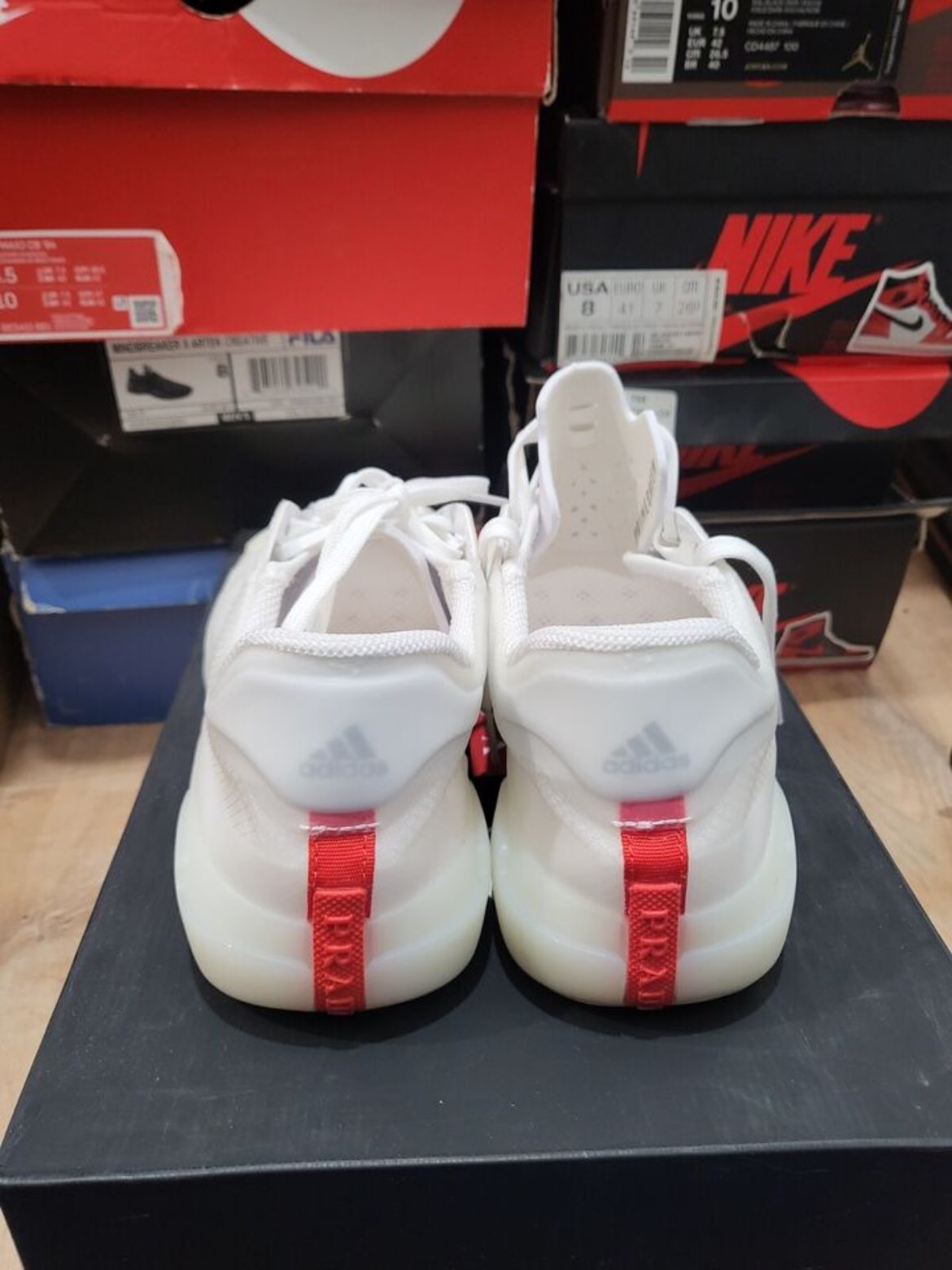 custom review-PRADA x Adidas Luna Rossa 21 Low Беговые кроссовки Унисекс Белые