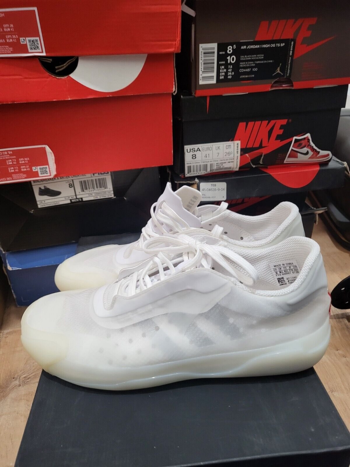 custom review-PRADA x Adidas Luna Rossa 21 Low Беговые кроссовки Унисекс Белые