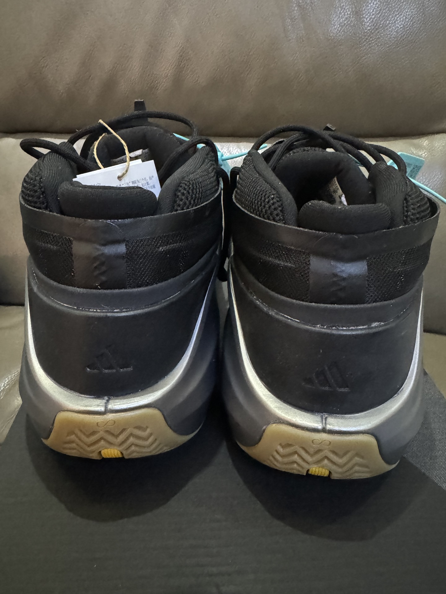 custom review-Adidas Originals Crazy Infinity Амортизация Износостойкий Низкий Топ Винтажные Баскетбольные Кроссовки Унисекс Серебристый Черный