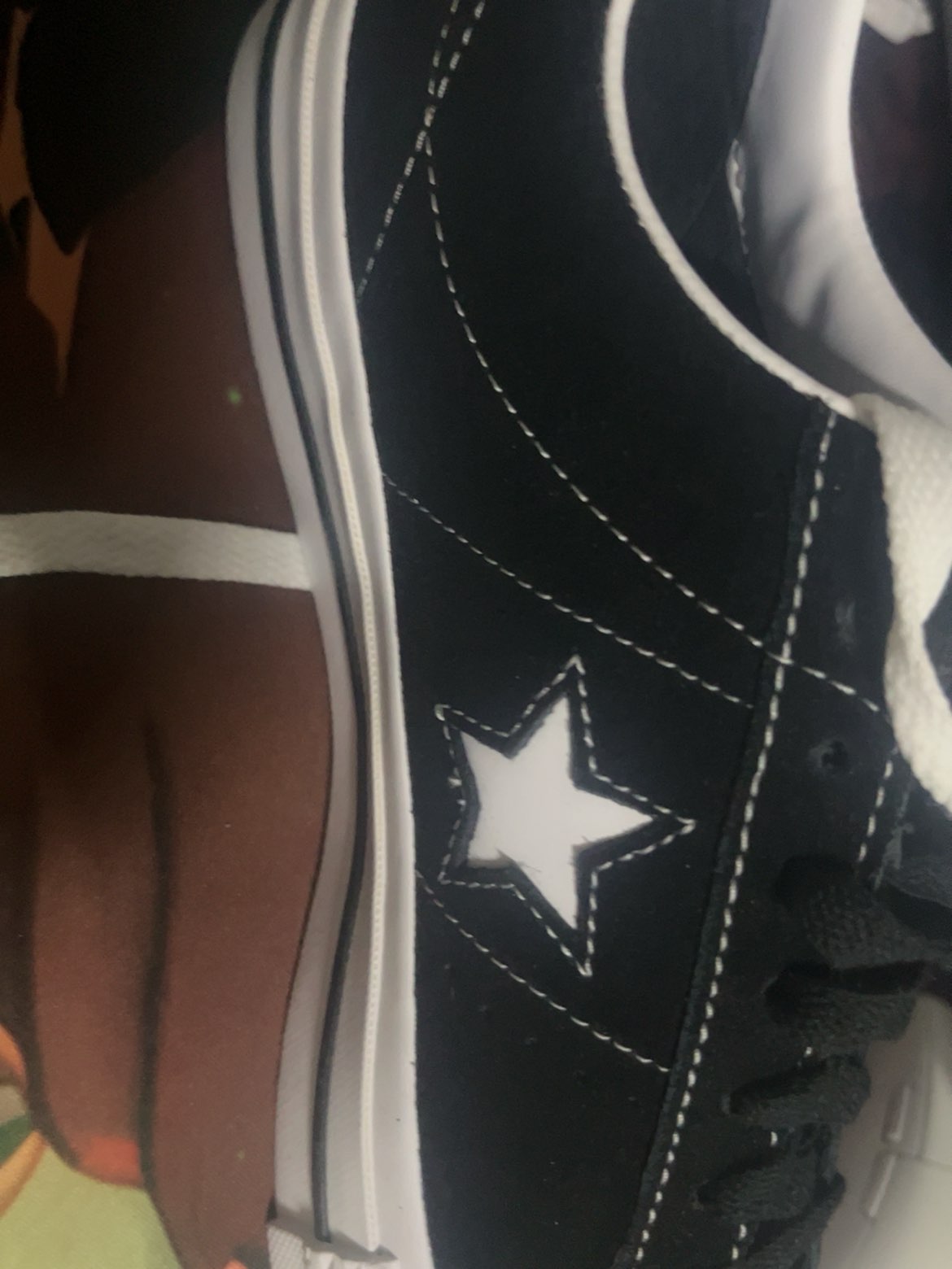 custom review-Конверс One Star Pro Low Топ Скейтборд Кроссовки Унисекс Черный Белый