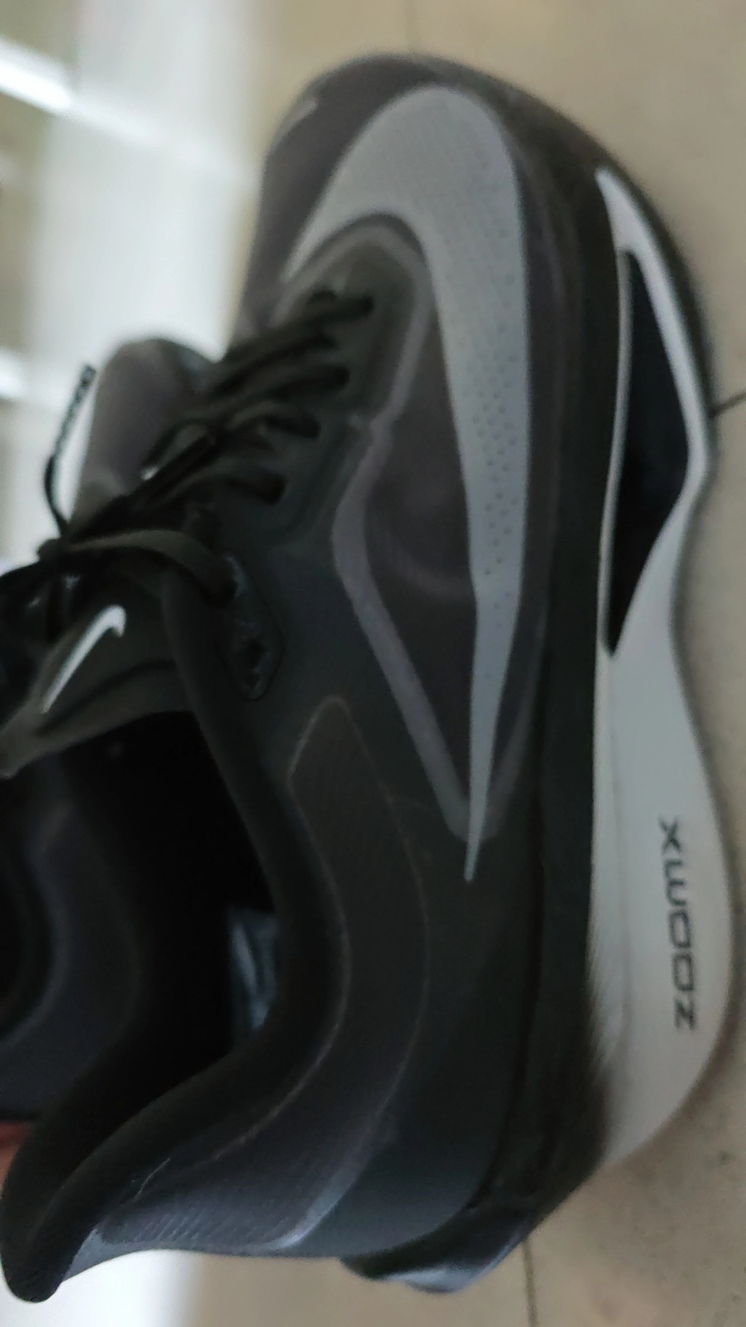 custom review-Nike Zoom Fly 6 Slip-Resistant Supportive Rebound Low-Top Беговые кроссовки Мужские Черный Серый