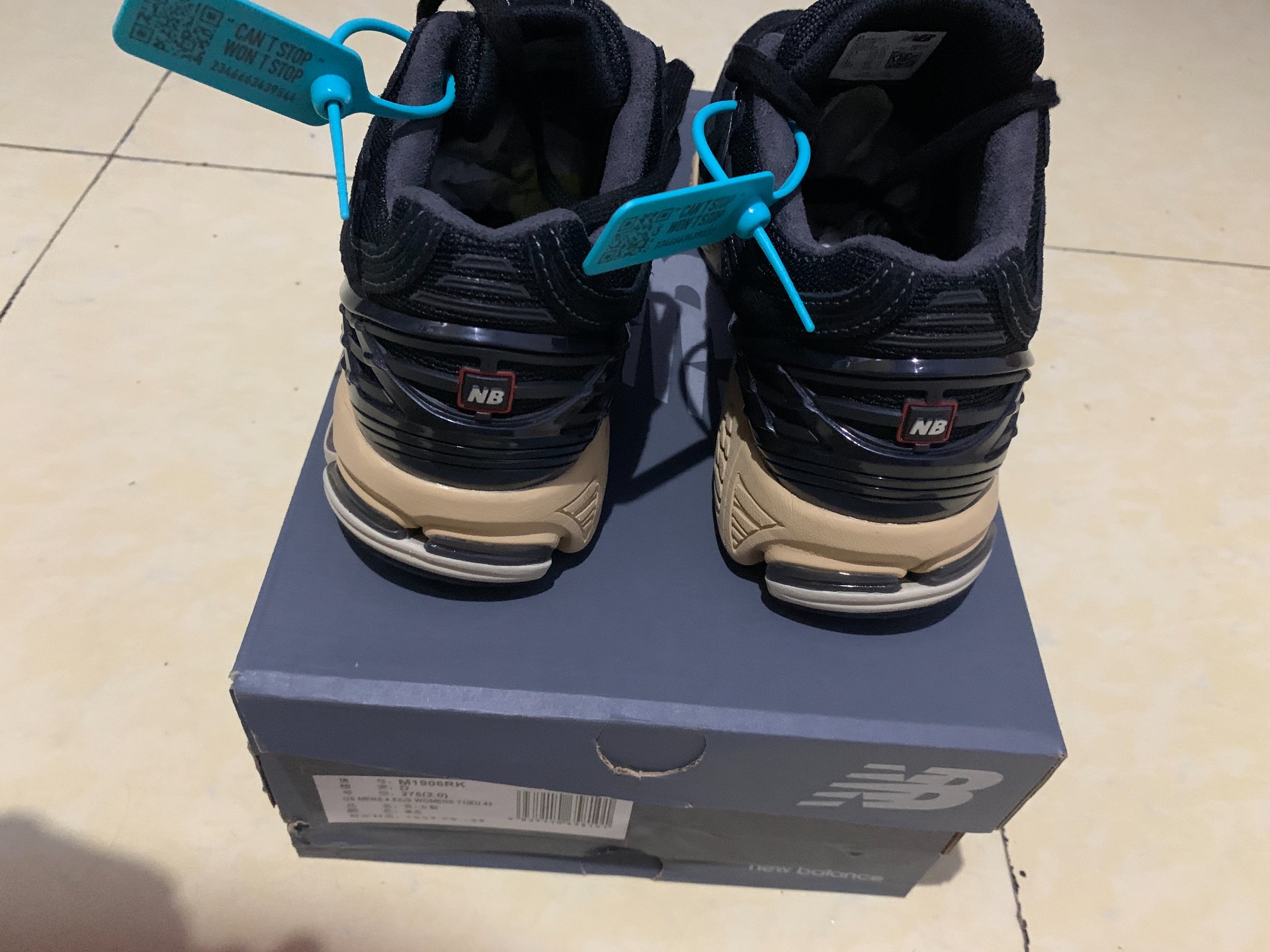 custom review-New Balance NB 1906R Устойчивый к истиранию Дышащие Низкие Беговые кроссовки Унисекс Черные