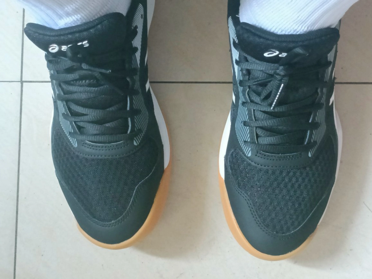 custom review-Asics Гель UPCOURT 5 Устойчивые к истиранию Низкие Кроссовки для тренировок Мужские Черно-белые