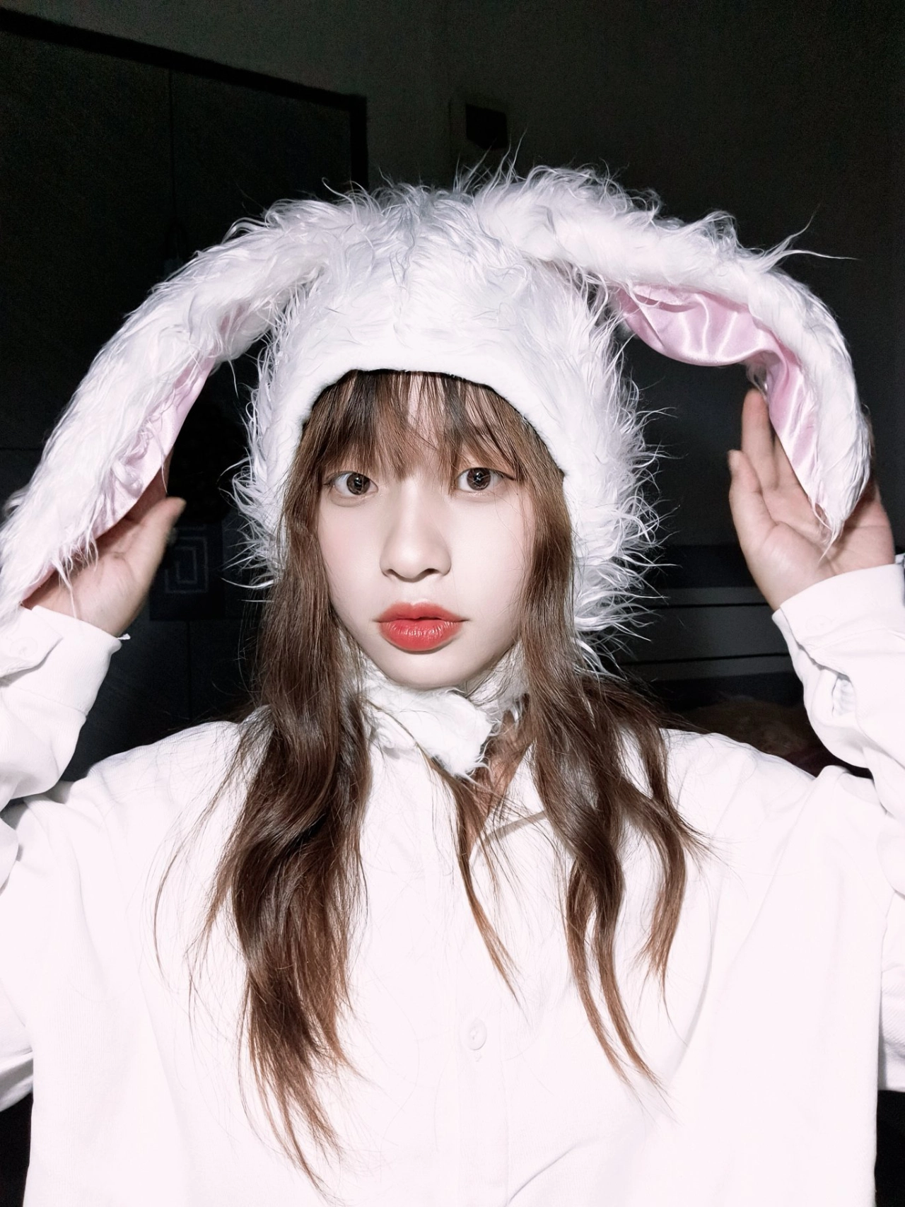 宅家拍✨兔子头套真的是太有氛围啦