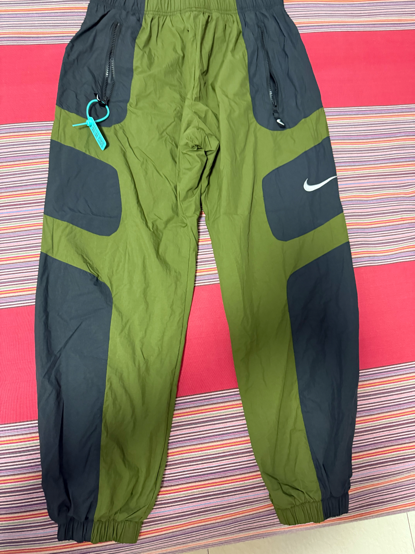 custom review-Nike Вязаные тренировочные брюки мужские зеленые