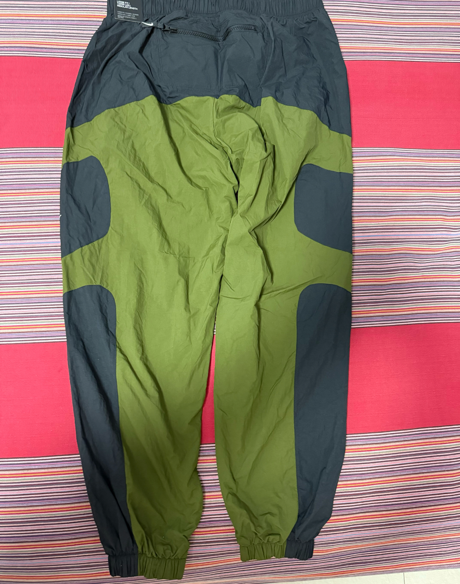 custom review-Nike Вязаные тренировочные брюки мужские зеленые