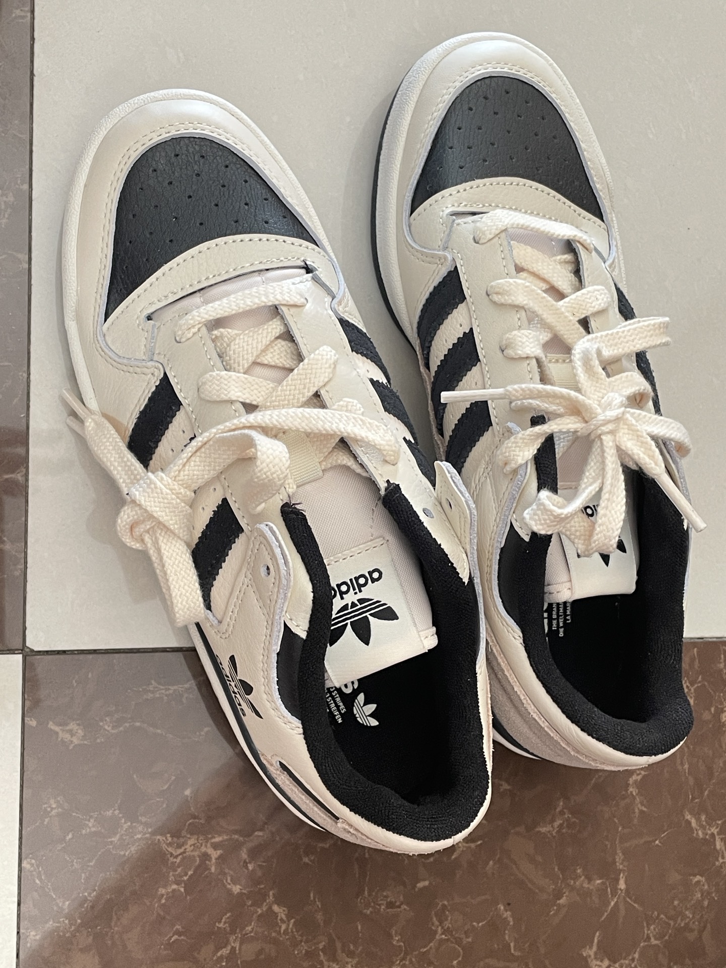 custom review-Adidas Originals FORUM Устойчивые к истиранию низкие скейтбордические кроссовки унисекс белые черные серые