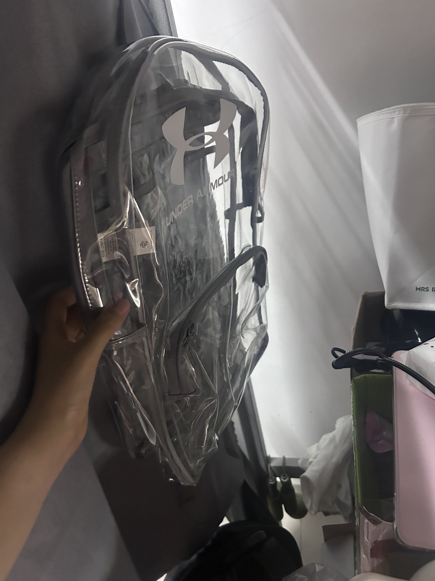 custom review-Under Armour Under Armour Полиуретан Рюкзак Стандартный (Стандартный) Унисекс Белый