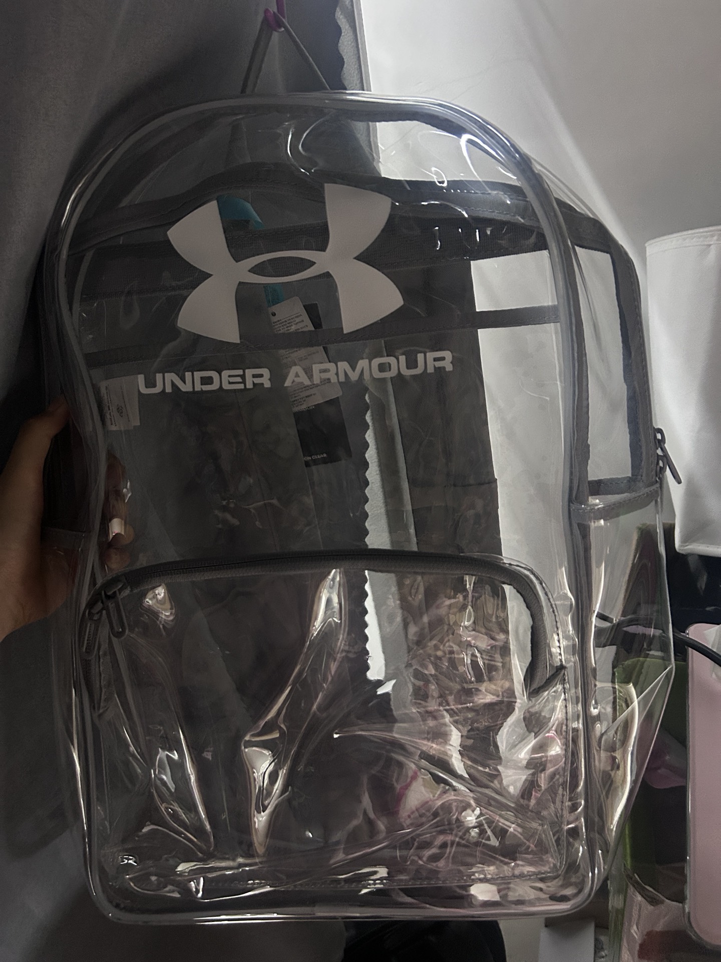 custom review-Under Armour Under Armour Полиуретан Рюкзак Стандартный (Стандартный) Унисекс Белый