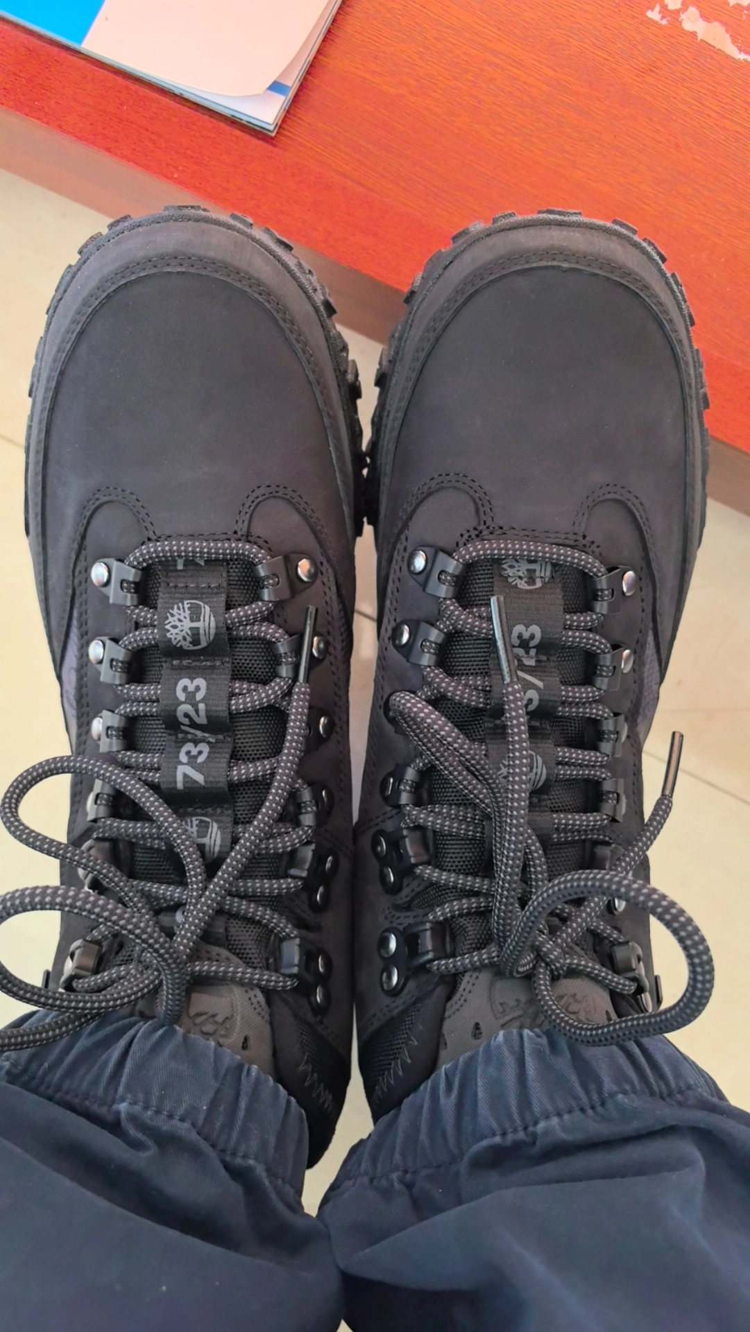 custom review-Timberland Collaboration MID Топ Уличная обувь Мужская Черная Серый