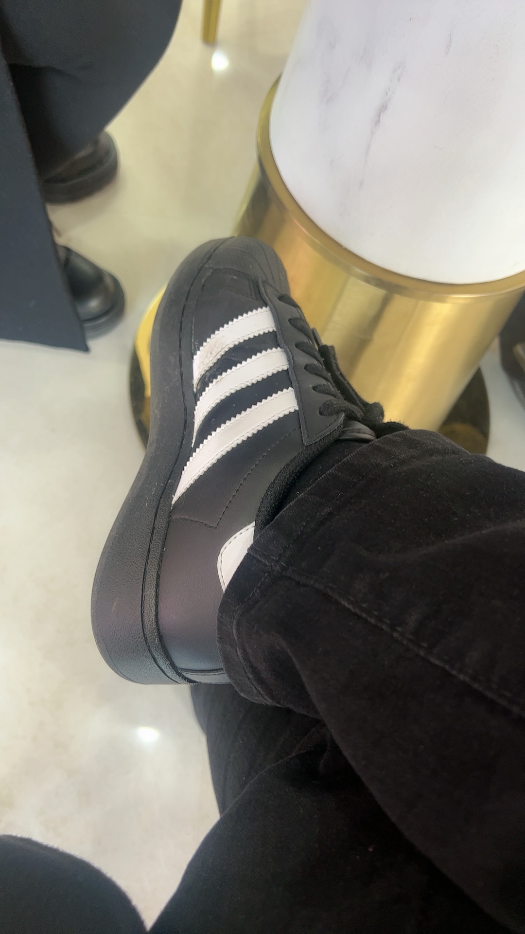 custom review-adidas originals Superstar Black White