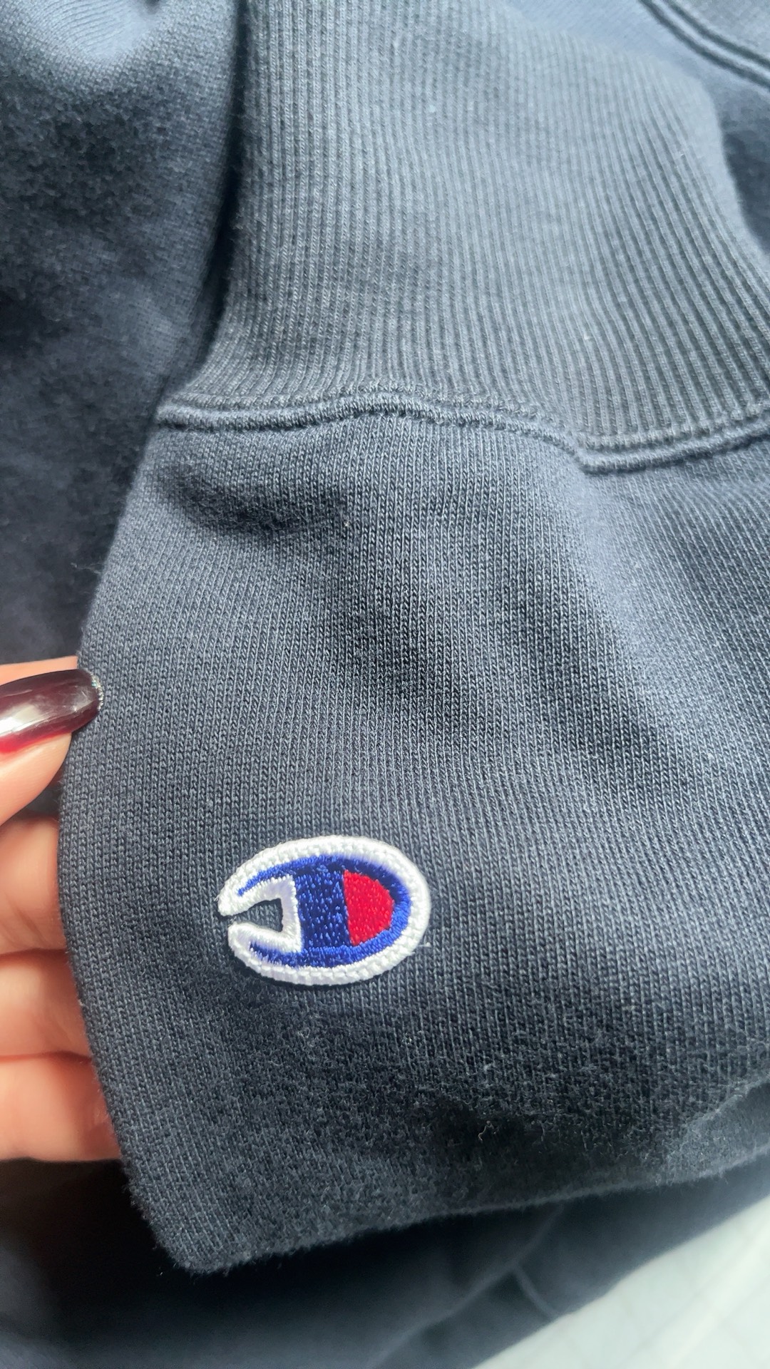 custom review-Champion Свитшот Японская версия Унисекс Темно-синий