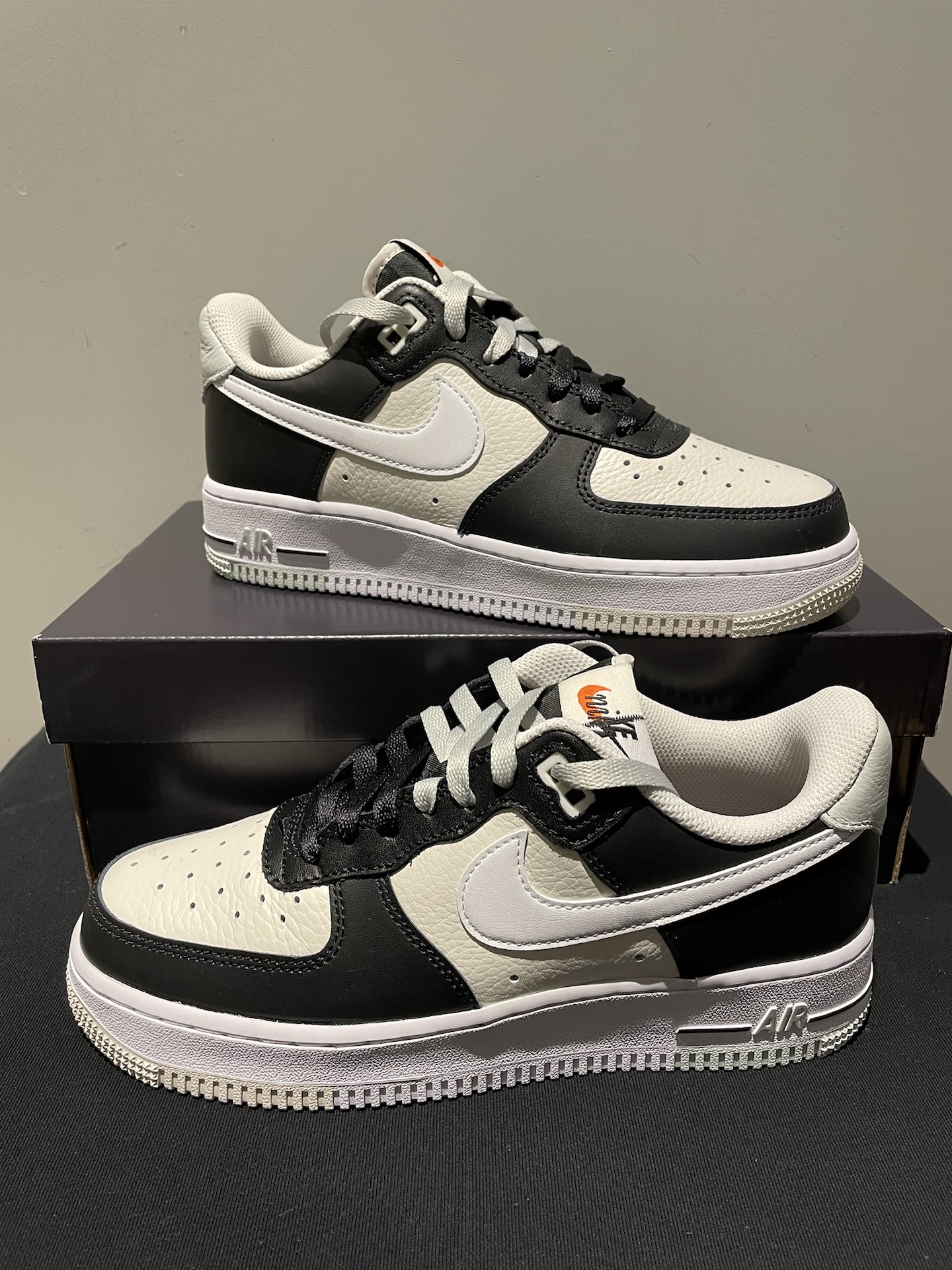 敲百搭的空军一号【黑白色】