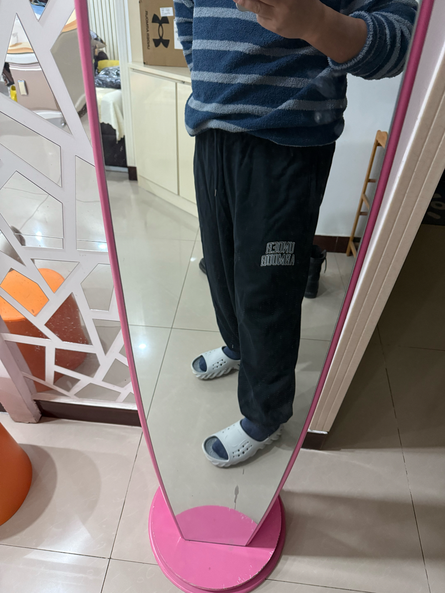 custom review-Under Armour Вязаные Тренировочные Брюки Мужские Черные