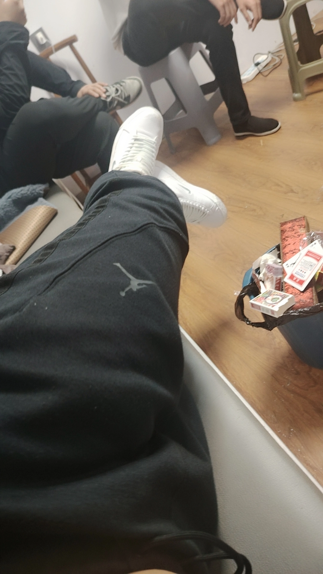 custom review-JORDAN Черные Мужские Вязаные Спортивные Штаны