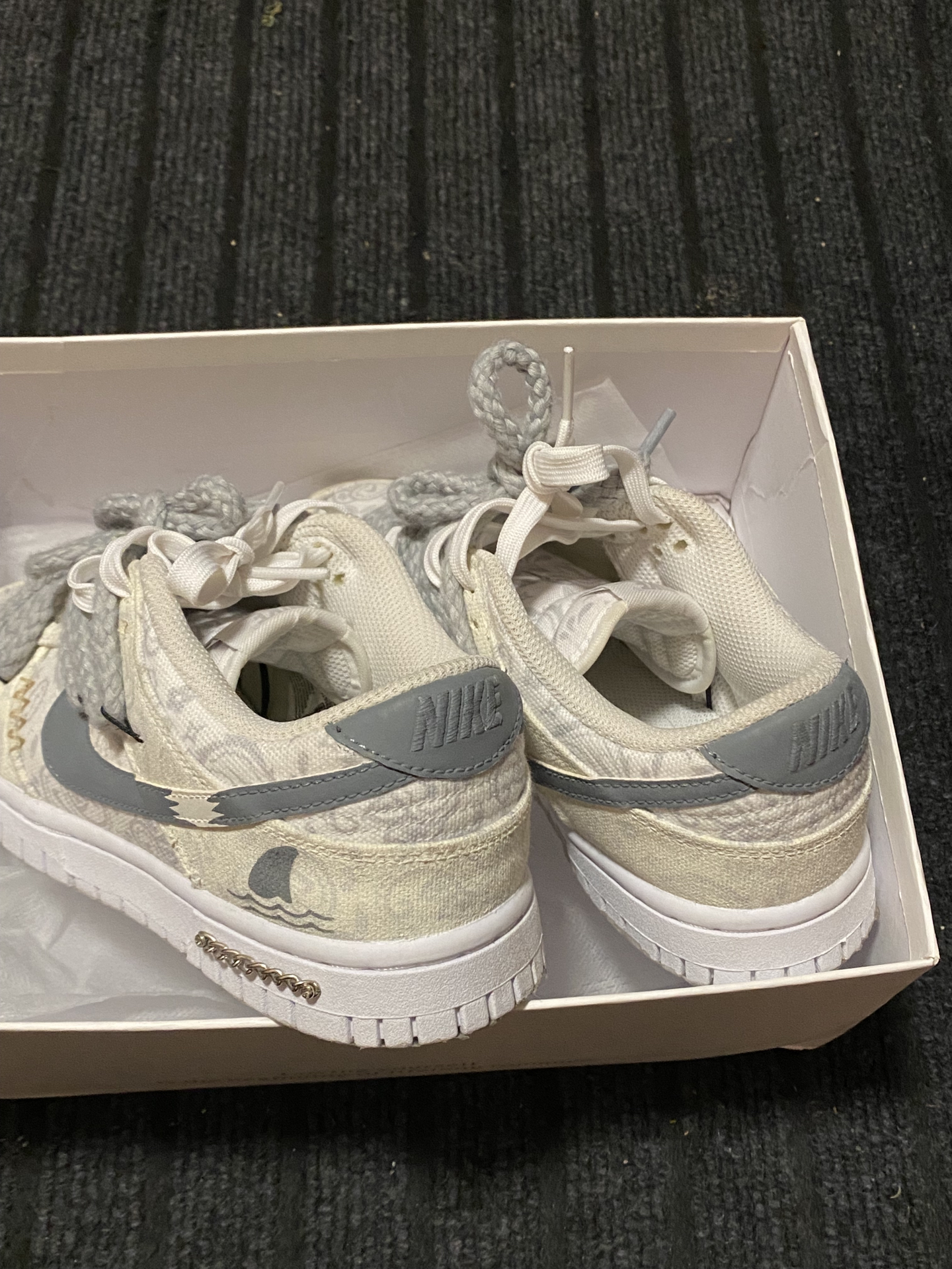 nike dunk腰果花