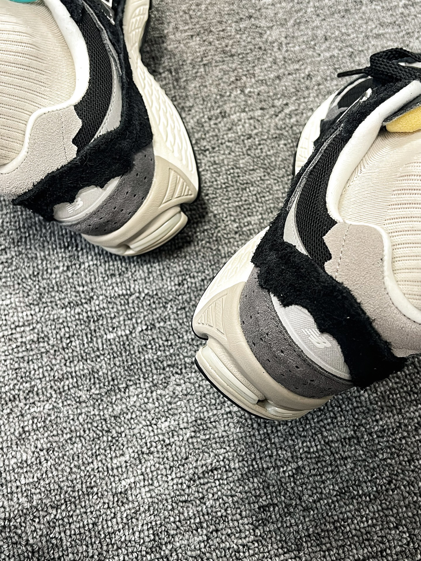 custom review-New Balance NB 2002R Устойчивый к истиранию низкий топ для бега на длинные дистанции спринт беговые кроссовки унисекс черный серый