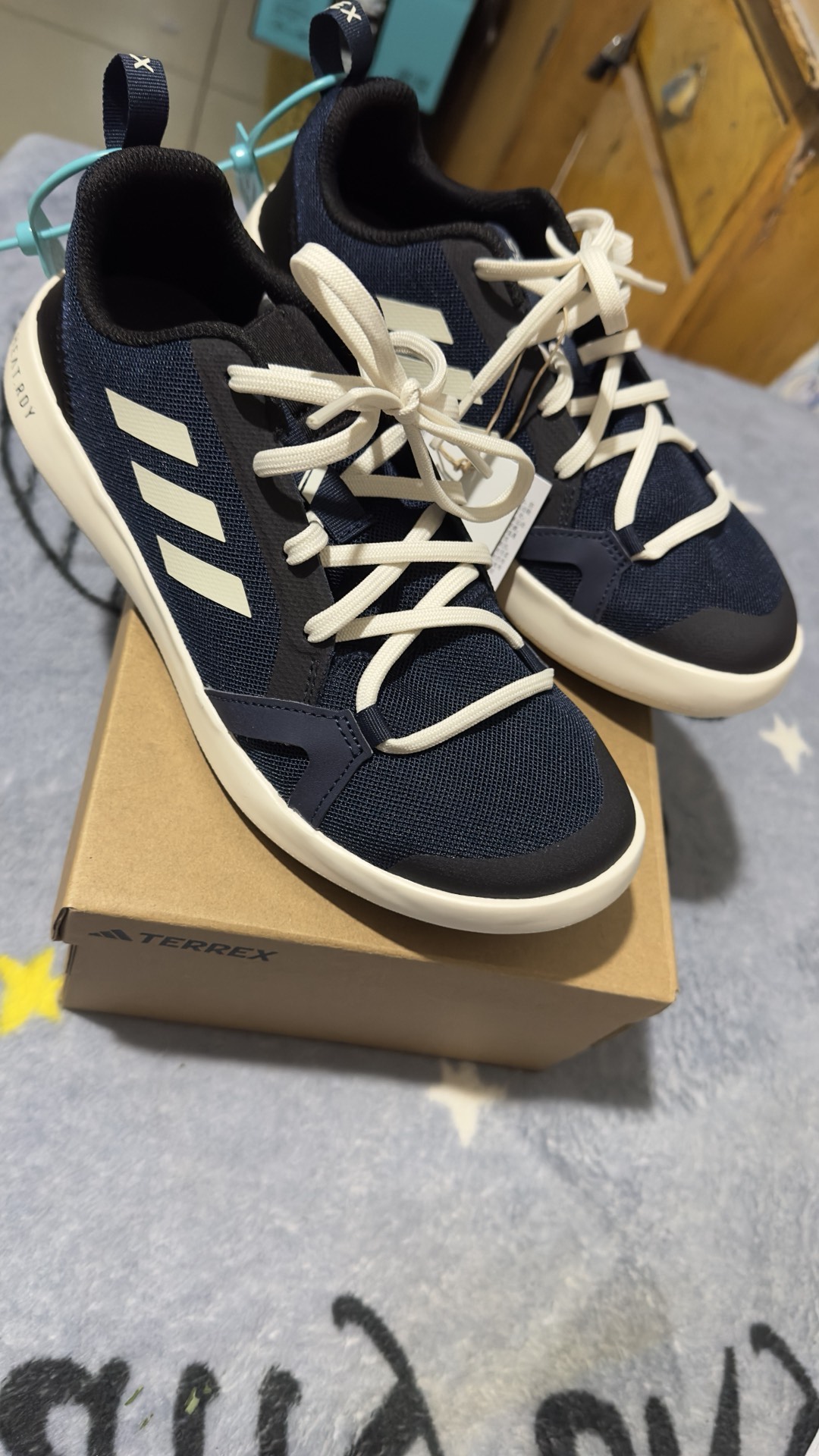 custom review-Adidas Boat H.Rdy Дышащий и Легкий Низкий Топ Уличная Обувь Мужская Синяя