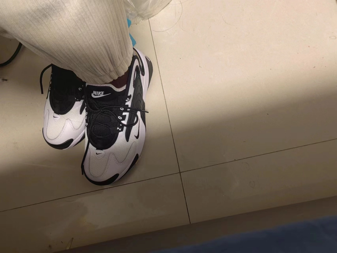 custom review-Nike Zoom 2K Slip-resistant и дышащий MID топ с воздушной подушкой Повседневная городская обувь для коммутирования и бега Женская Черно-белая