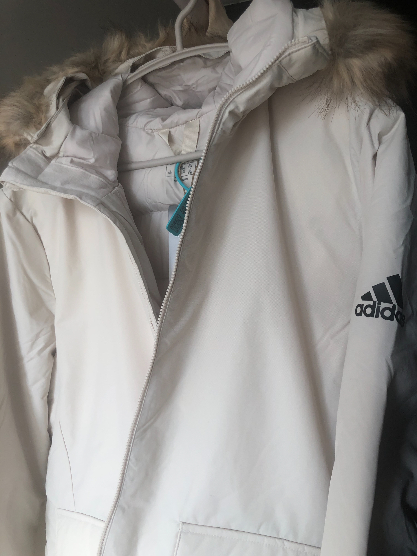 custom review-Adidas Пуховая куртка Женская Бокситовый коричневый