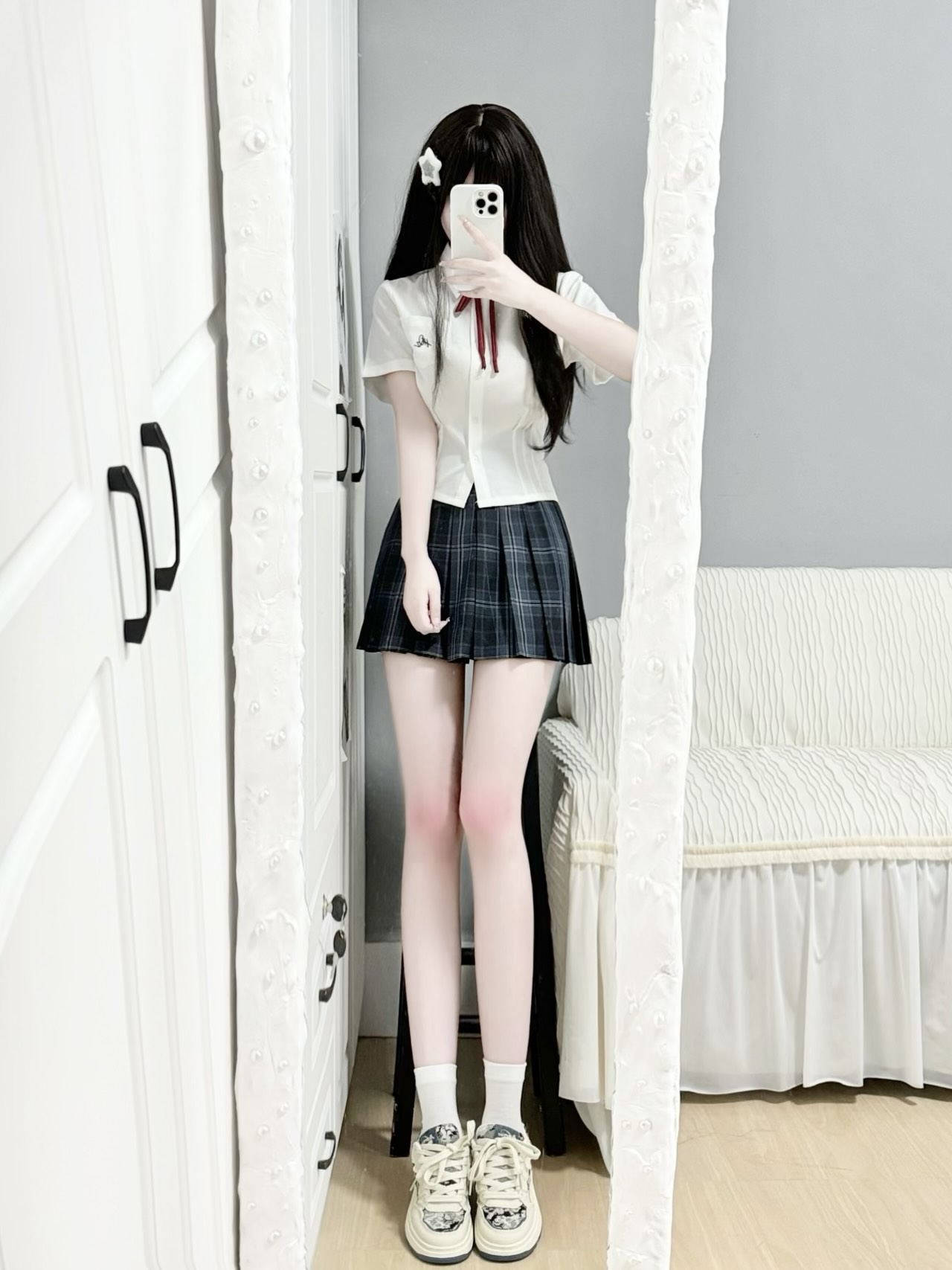 清纯女高 jk学院风女友谁不心动阿💕