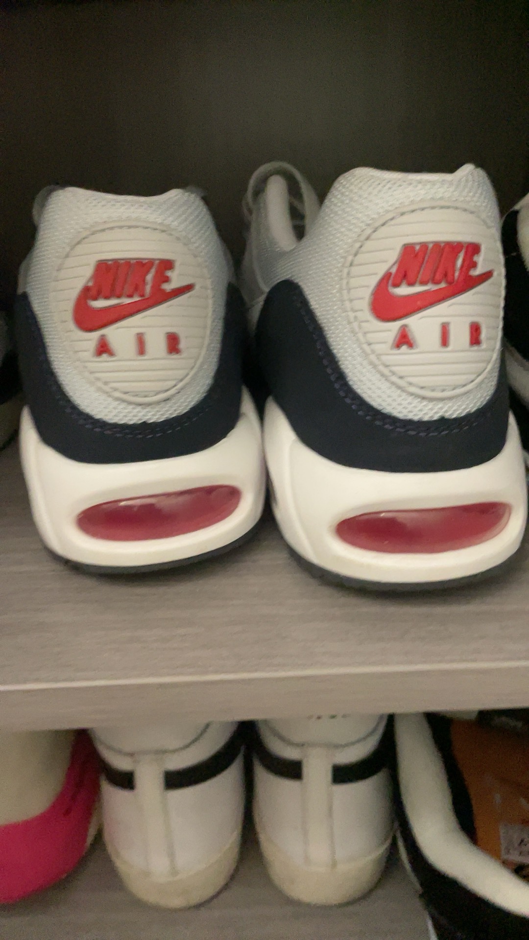 custom review-Nike Air Max Correlate Аbrasion Resistant Низкий Топ Casual Мужской Серый Белый