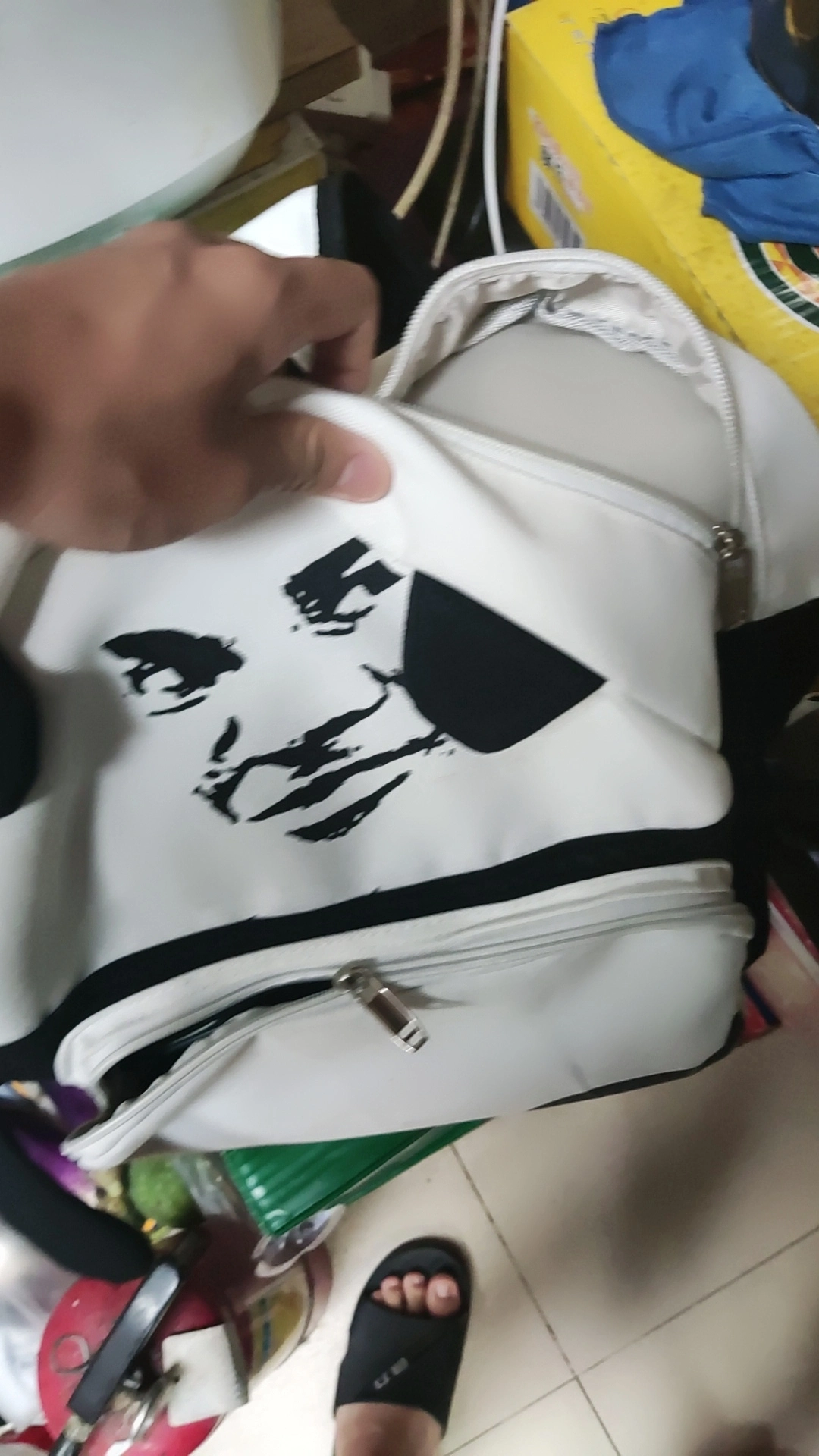 custom review-Bywhich Canvas Backpack Standard Unisex White Bywhich Холст Рюкзак Стандартный Унисекс Белый