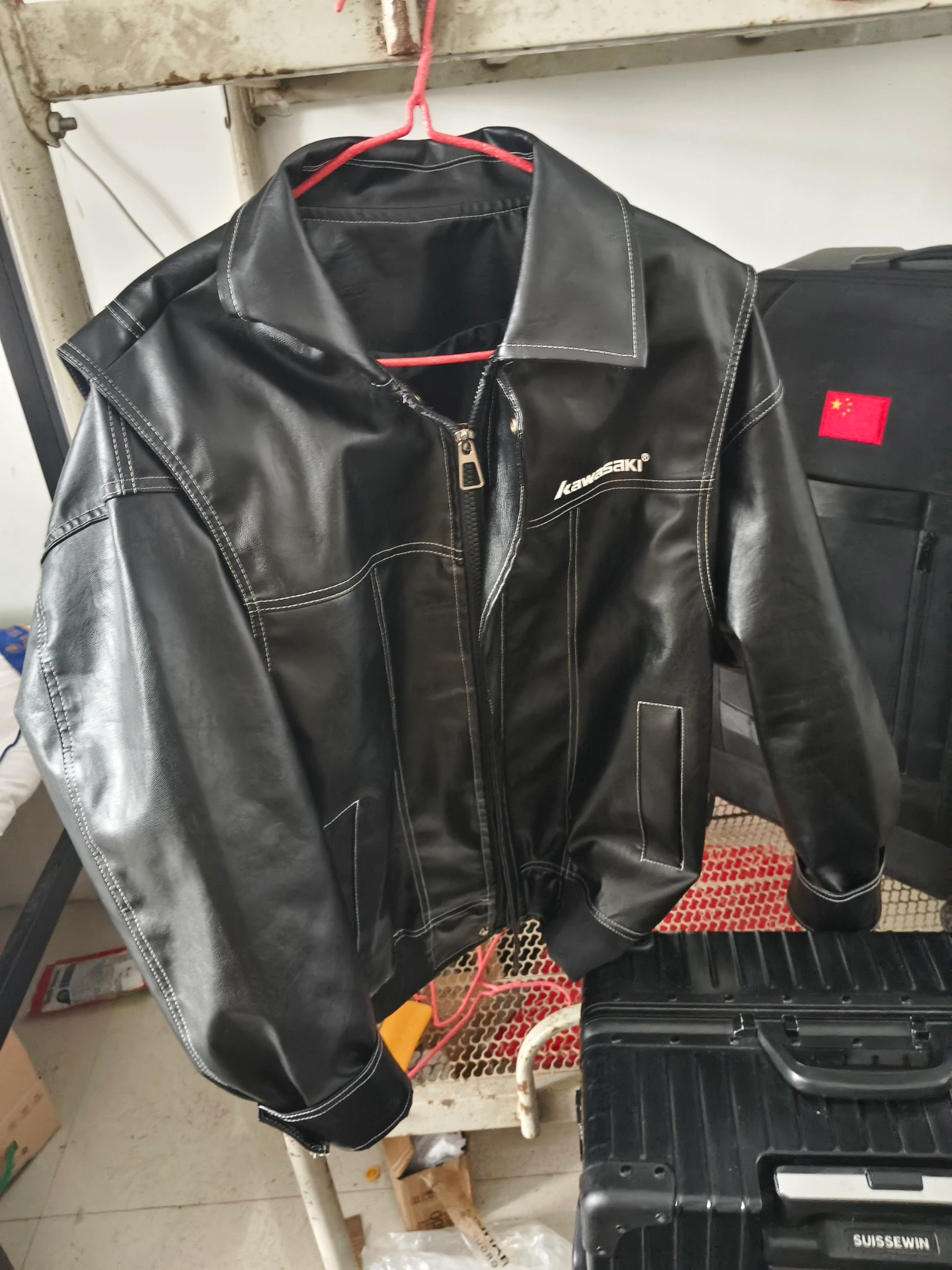 custom review-Кавасаки Унисекс Кожаные Куртки