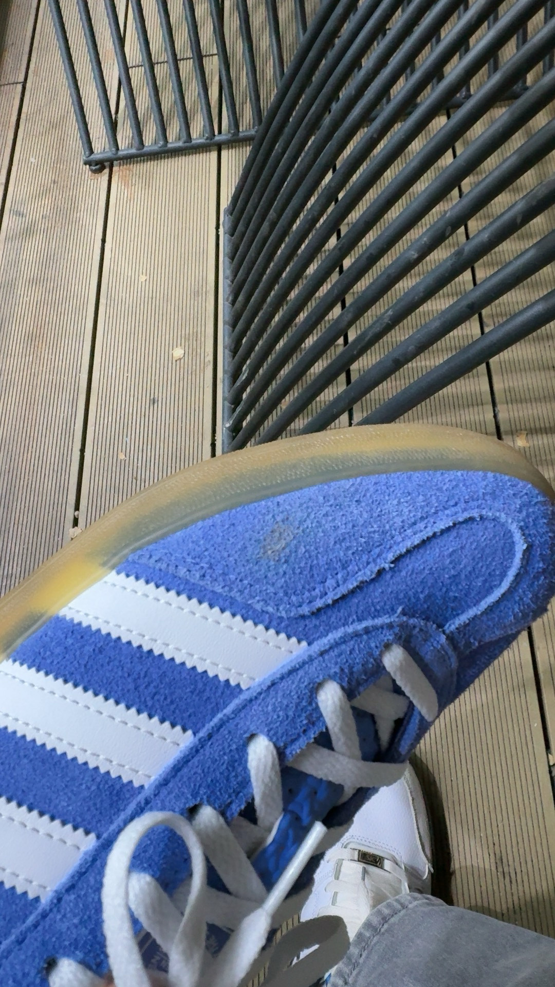 custom review-adidas Woven Gazelle Indoor Blue Fusion Gum Women's
