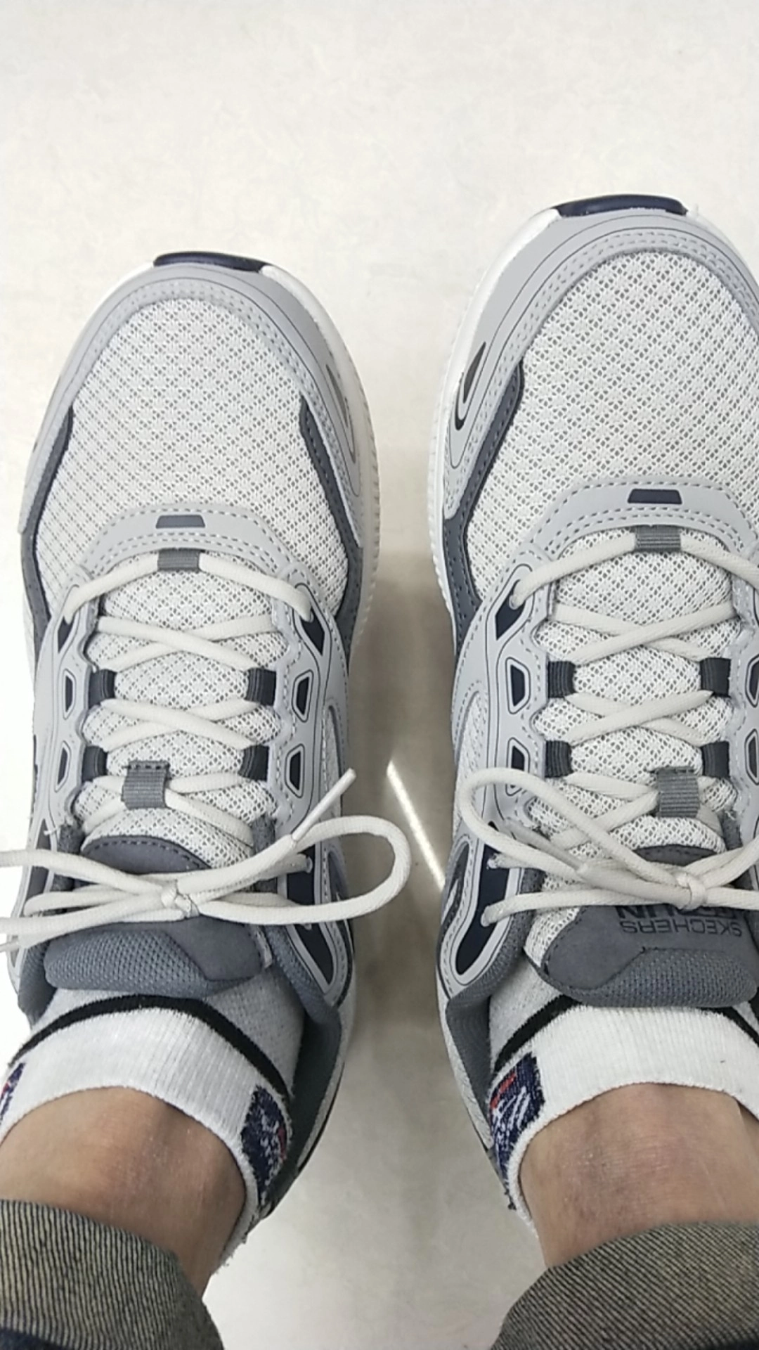 custom review-Skechers Go Run Consistent Low Топ Беговые кроссовки Мужской Серый