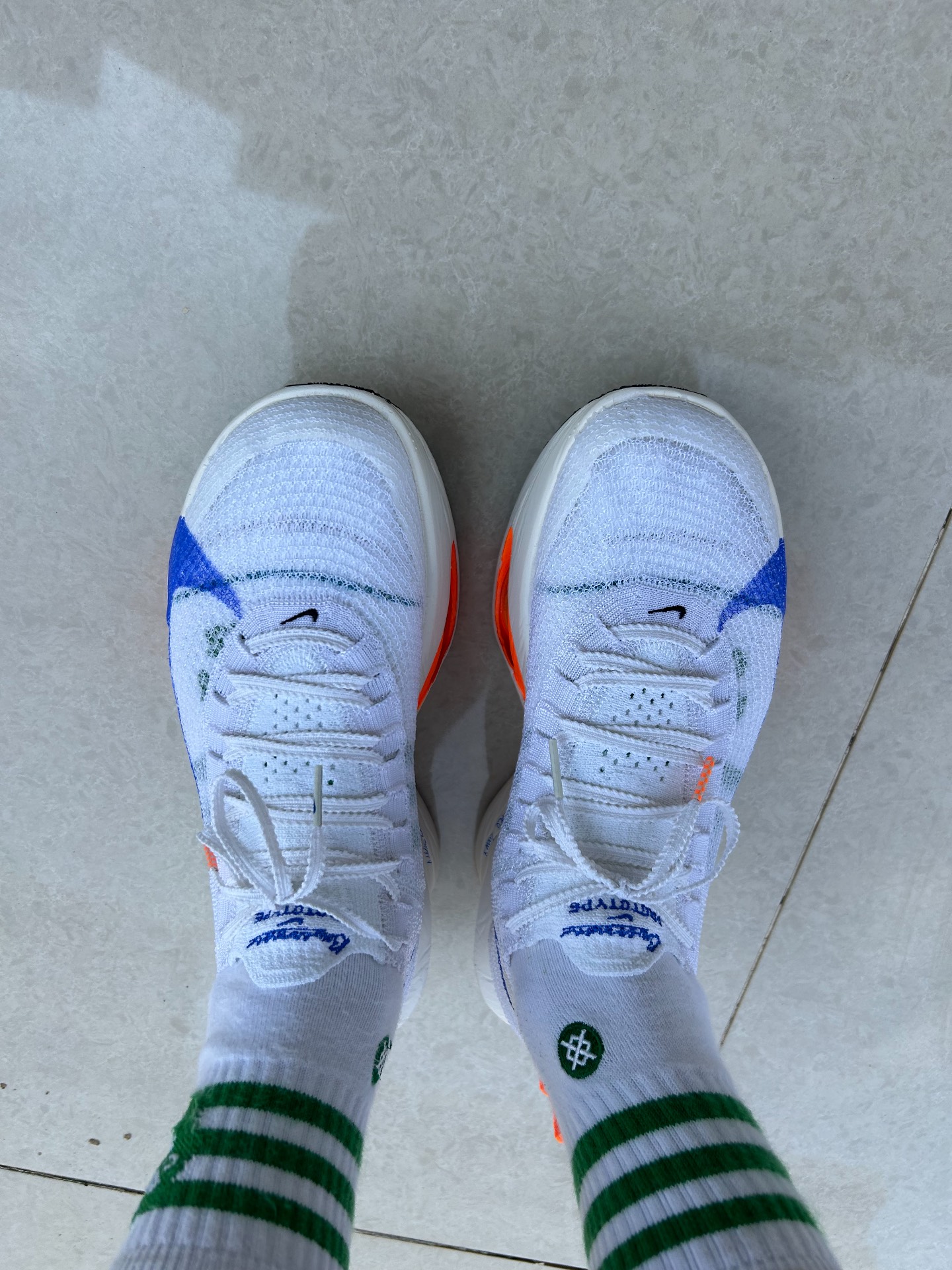 custom review-Nike Air Zoom Alphafly Next% 3 Low Топ Повседневные Беговые Кроссовки Мужские Белые Синие и Оранжевые