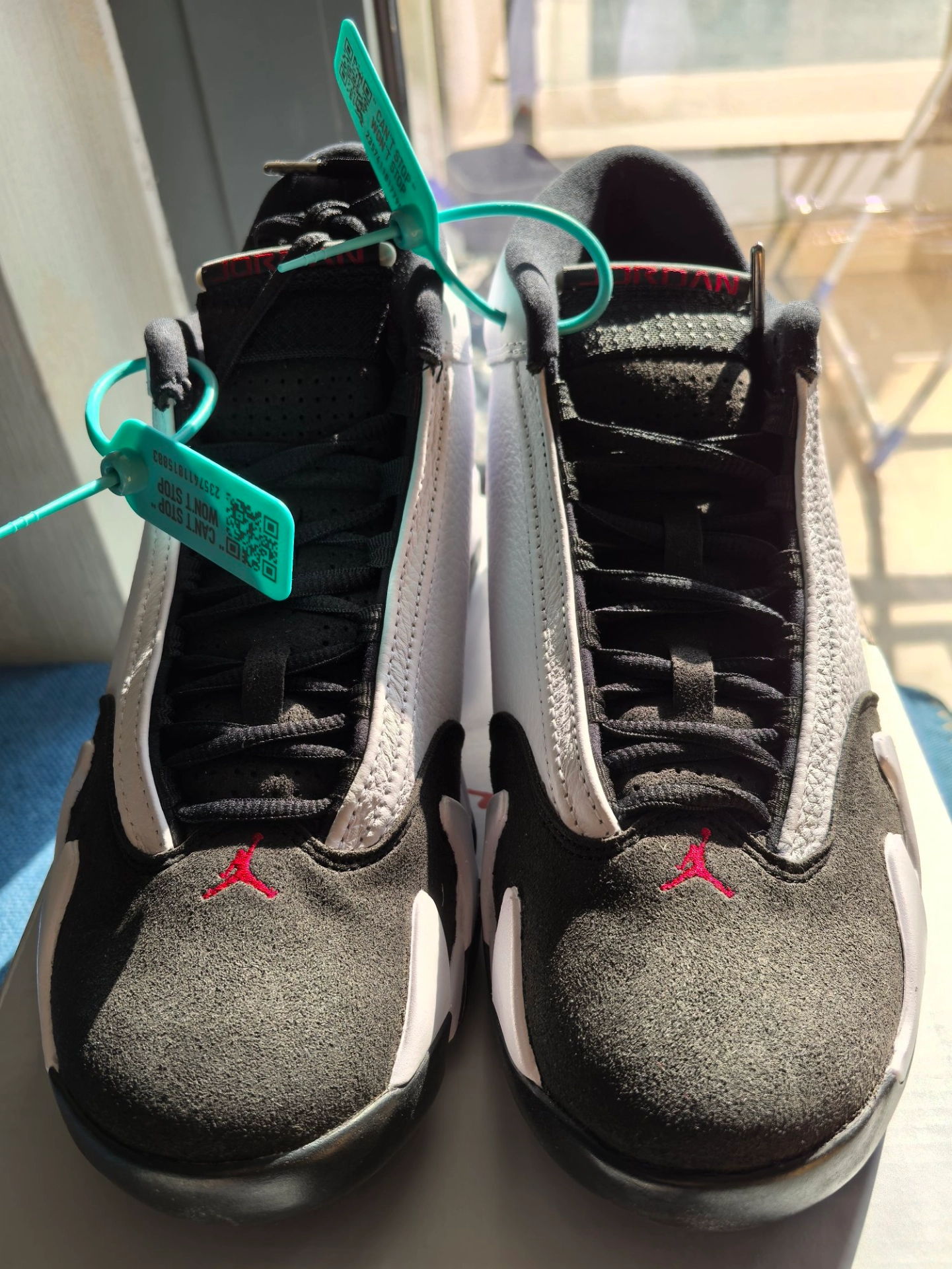 custom review-Air Jordan 14 "Black Toe"