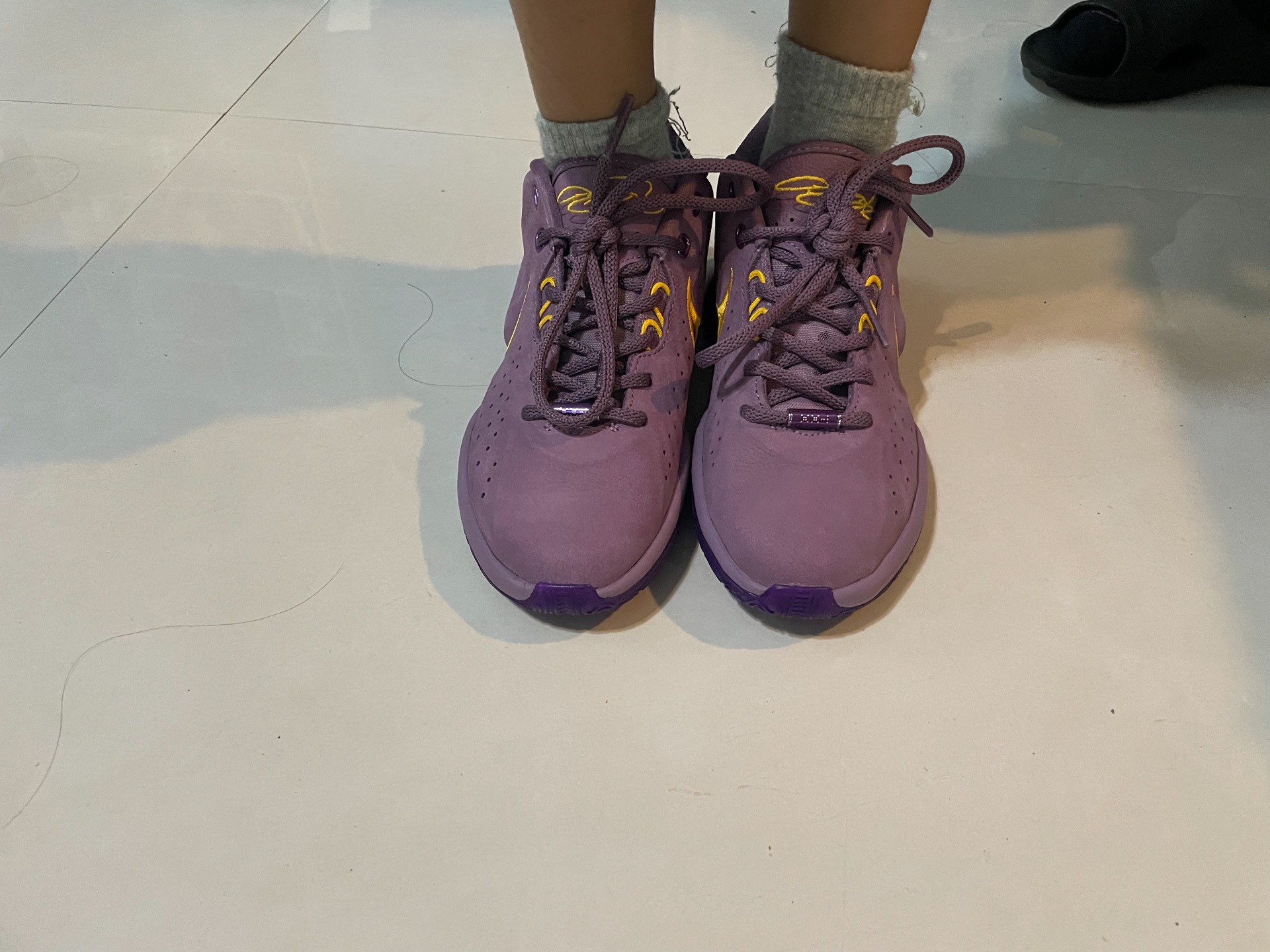 custom review-nike Lebron 21 Противоскользящие амортизаторы низкие детские баскетбольные кроссовки фиолетовые пыль