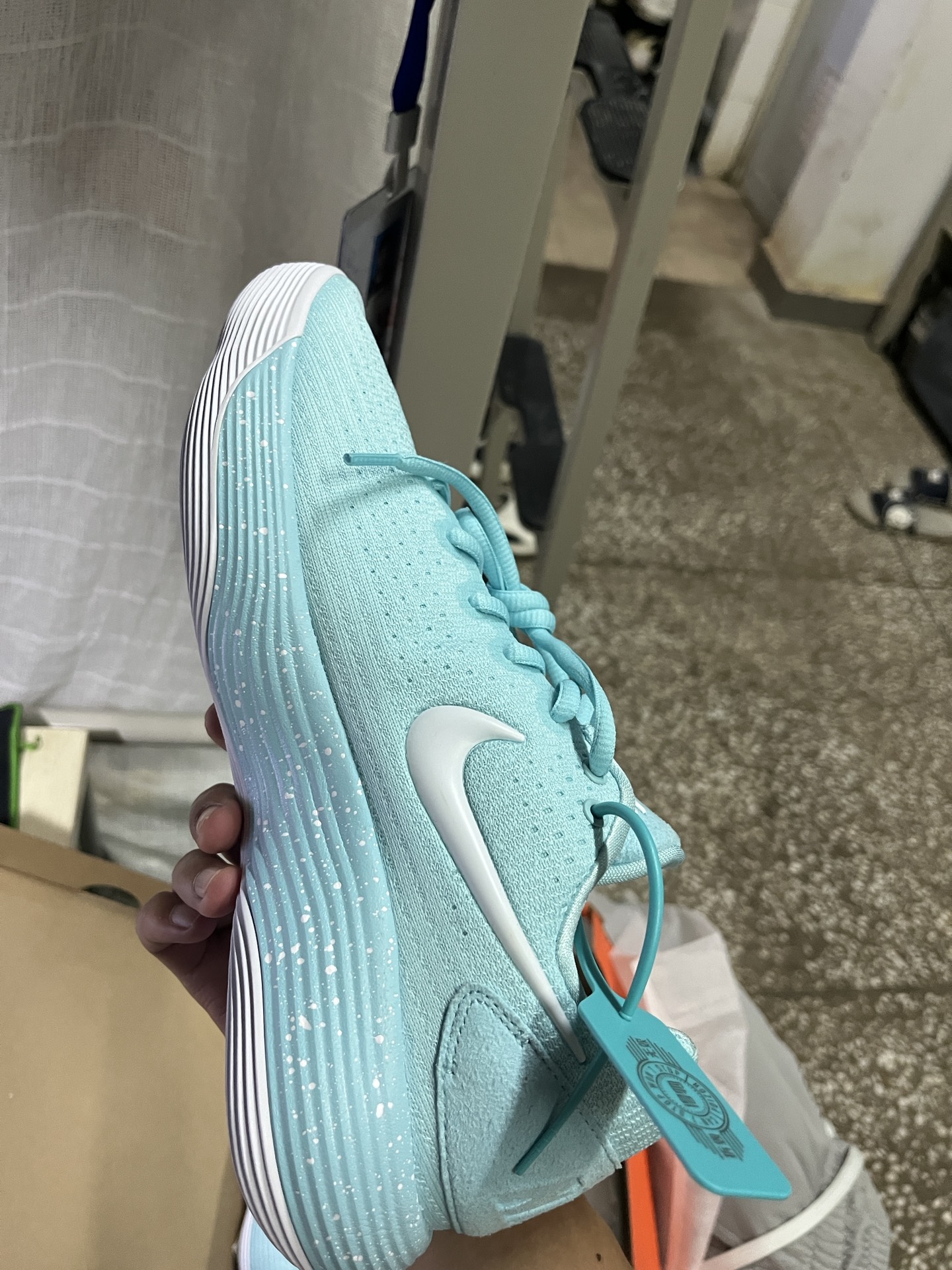 custom review-Nike Hyperdunk 2017 Low Топ Баскетбольные кроссовки Мужской Синий Белый