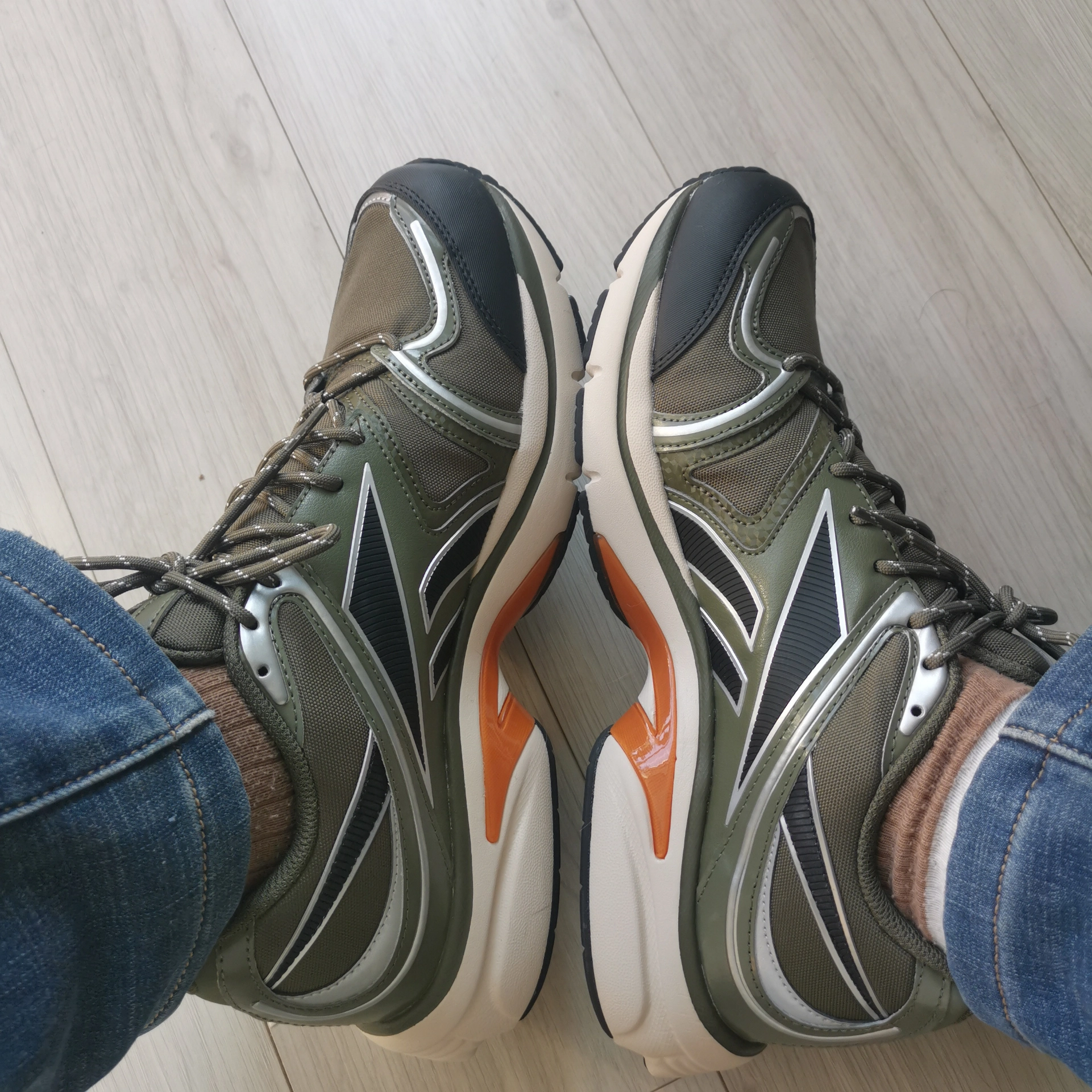 custom review-Reebok Premier Road Plus 6 Low Топ Повседневная обувь Унисекс Армейский зеленый