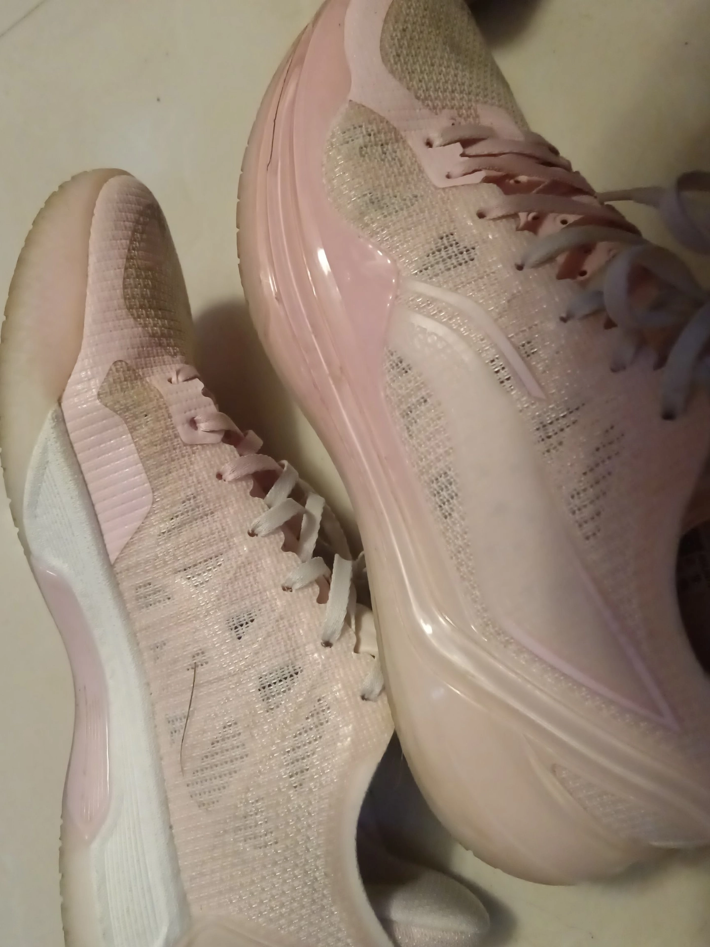 custom review-Подкладка Blade 4V2 амортизация противоскользящий поддержка легкий отскок низкий топ баскетбольные кроссовки мужской розовый