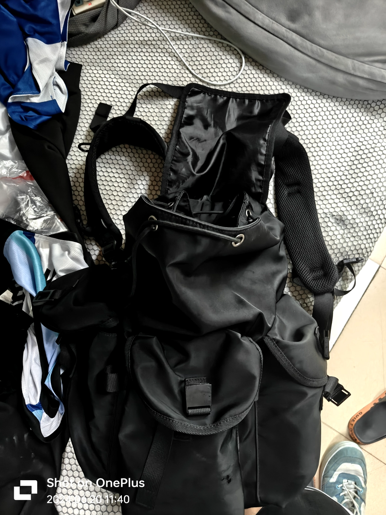 custom review-VAOPER Нейлоновый рюкзак мужской черный