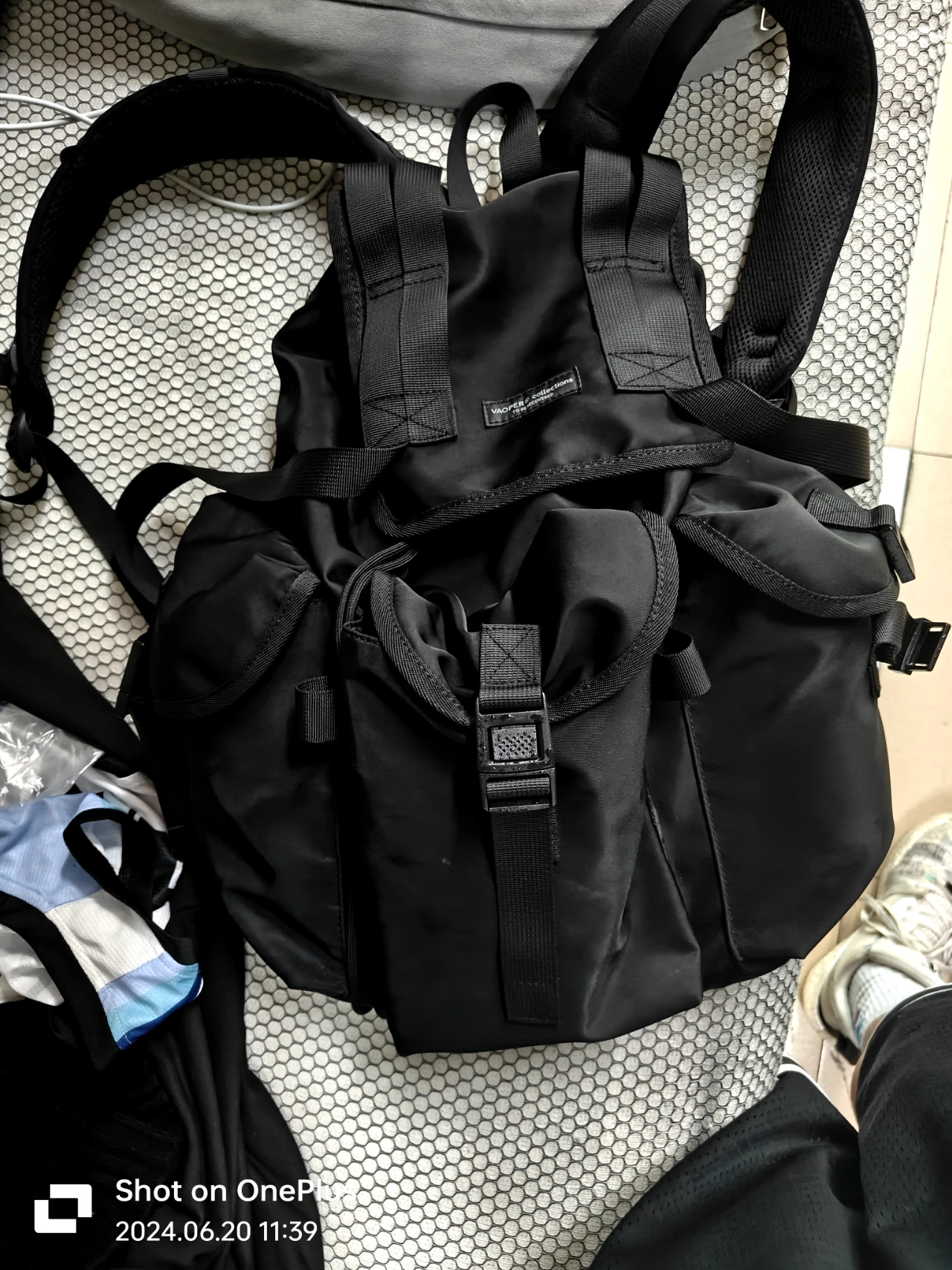 custom review-VAOPER Нейлоновый рюкзак мужской черный