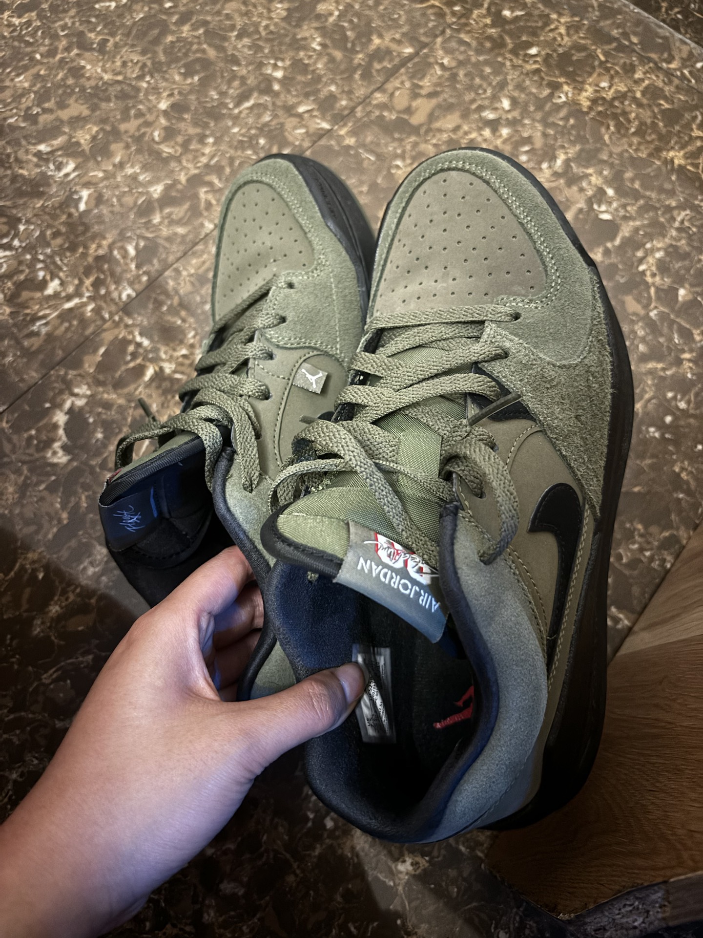 custom review-Jordan Stadium 90 Амортизация Низкий Топ Повседневная Обувь Мужская Зеленая