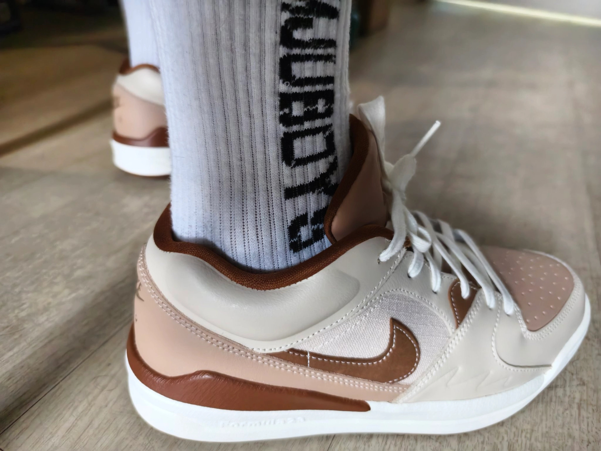 custom review-Джордан Stadium 90 Амортизация Низкий Топ Повседневный Мужской Бежевый Коричневый