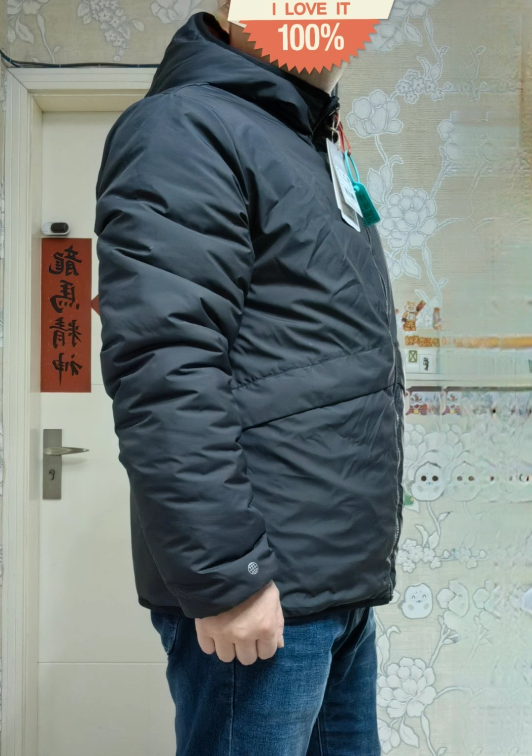 custom review-Adidas Пуховая куртка Мужская Черная