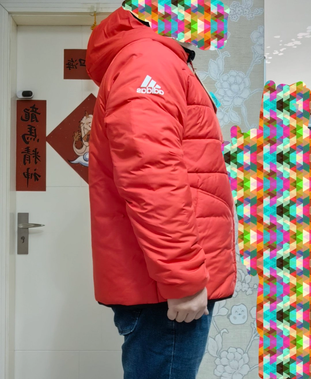 custom review-Adidas Пуховая куртка Мужская Черная