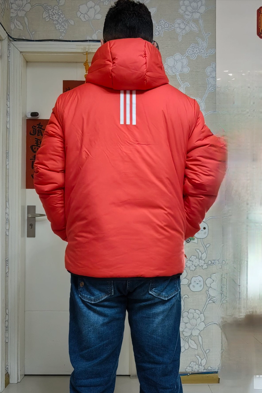 custom review-Adidas Пуховая куртка Мужская Черная