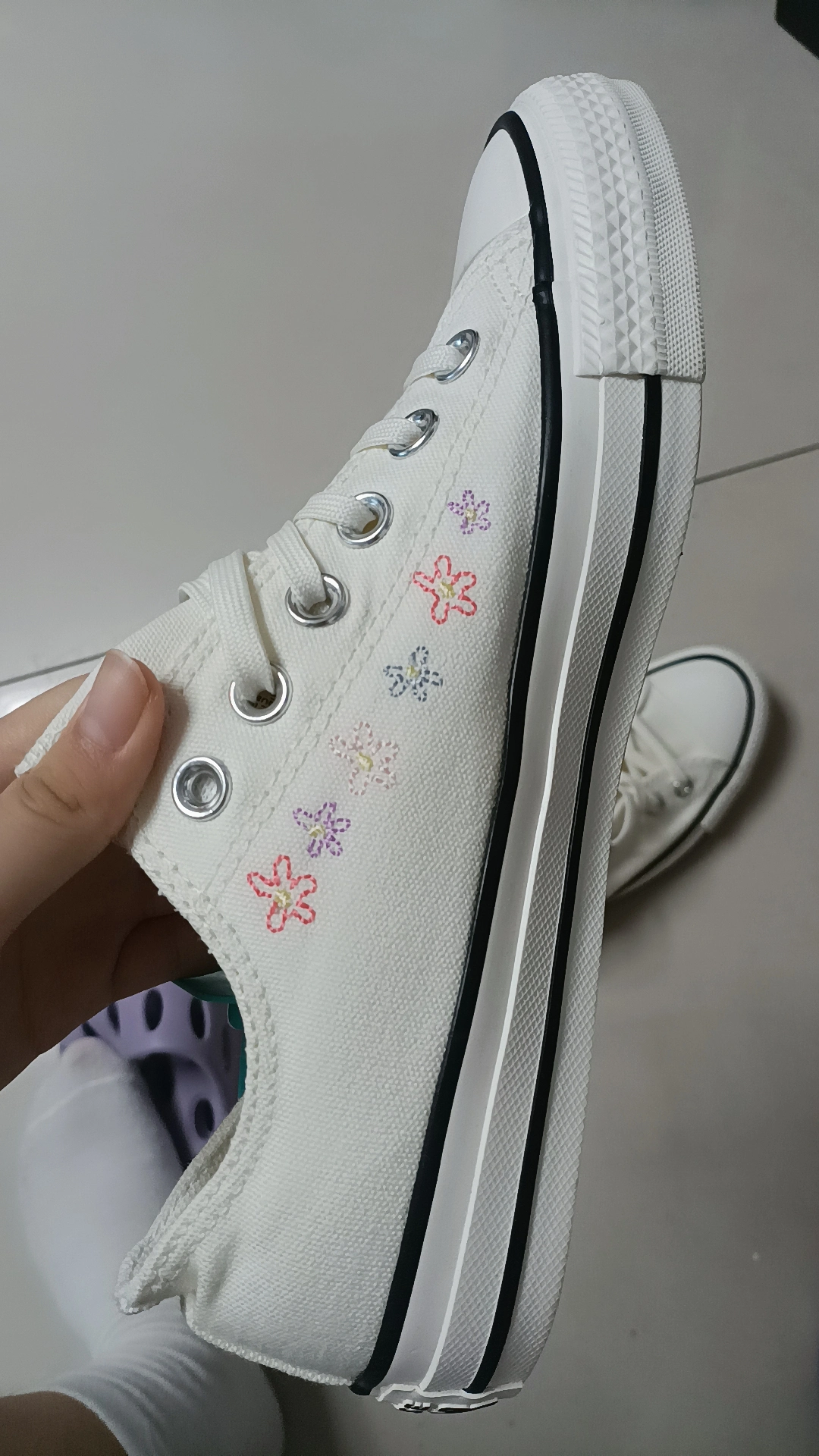 custom review-Converse Chuck Taylor All Star Легкий Низкий Топ Кеды Женские Белый Черный