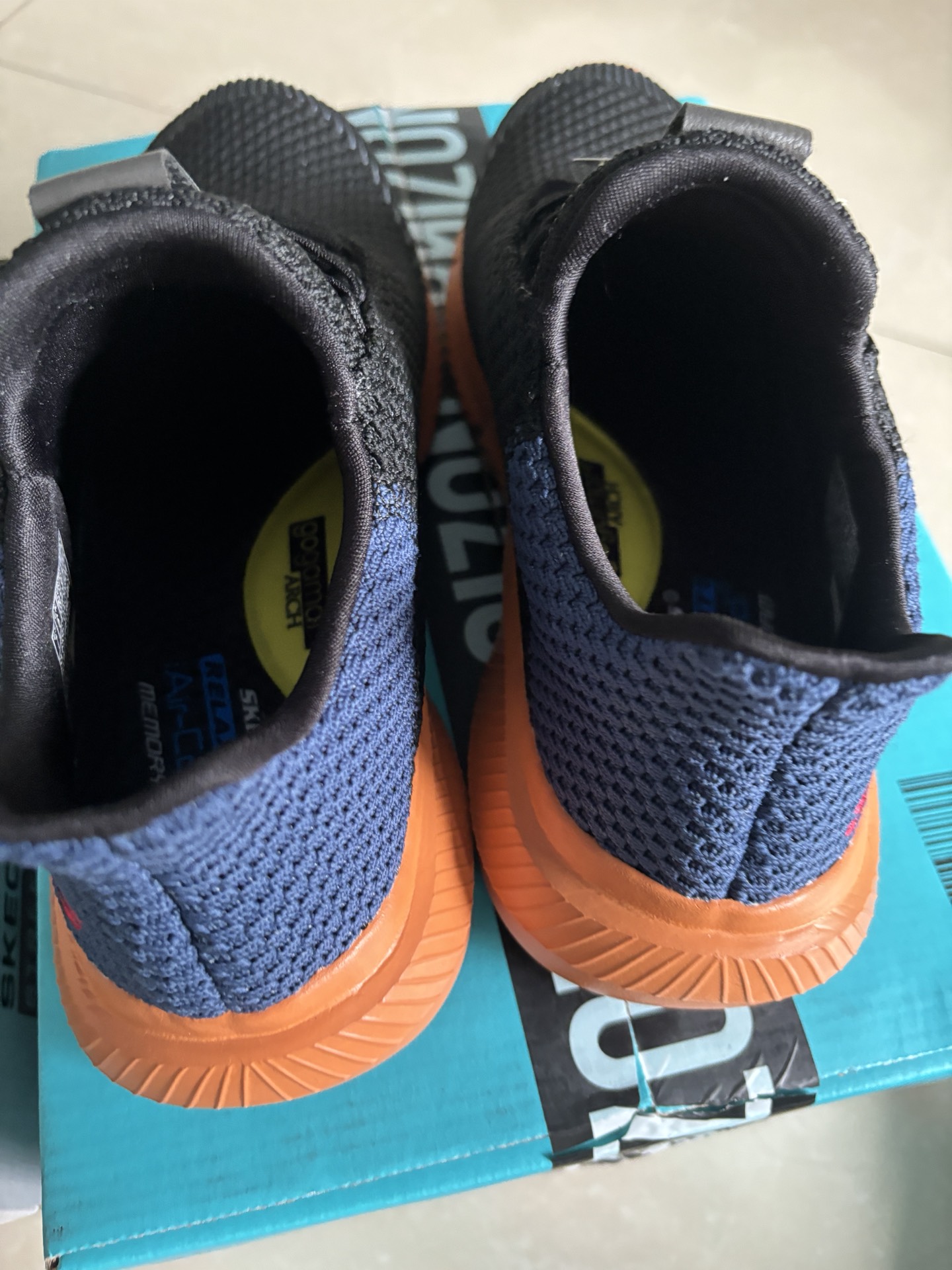 custom review-Skechers Ingram Низкий Топ Беговые Кроссовки Мужские Синий Черный Коричневый